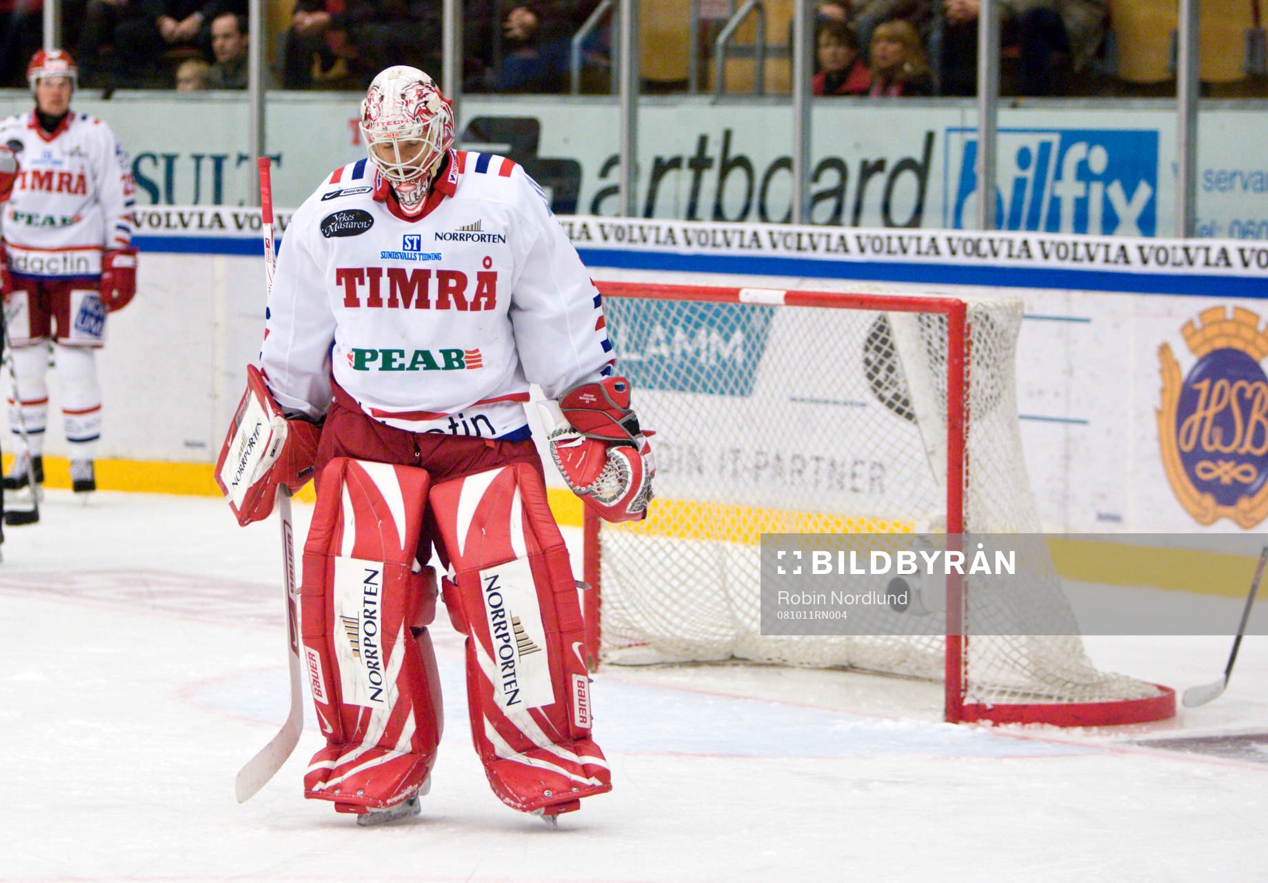 Johan Backlund, Målvakt Timrå depp