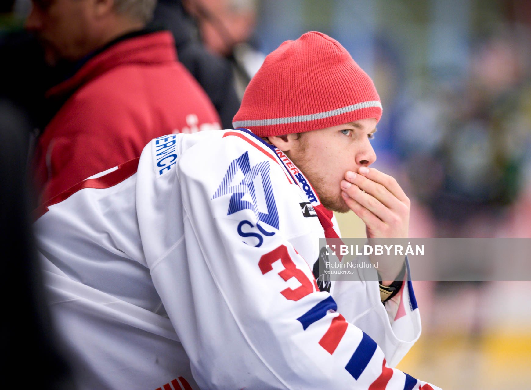 Johan Backlund, Målvakt, på avbytarbänken