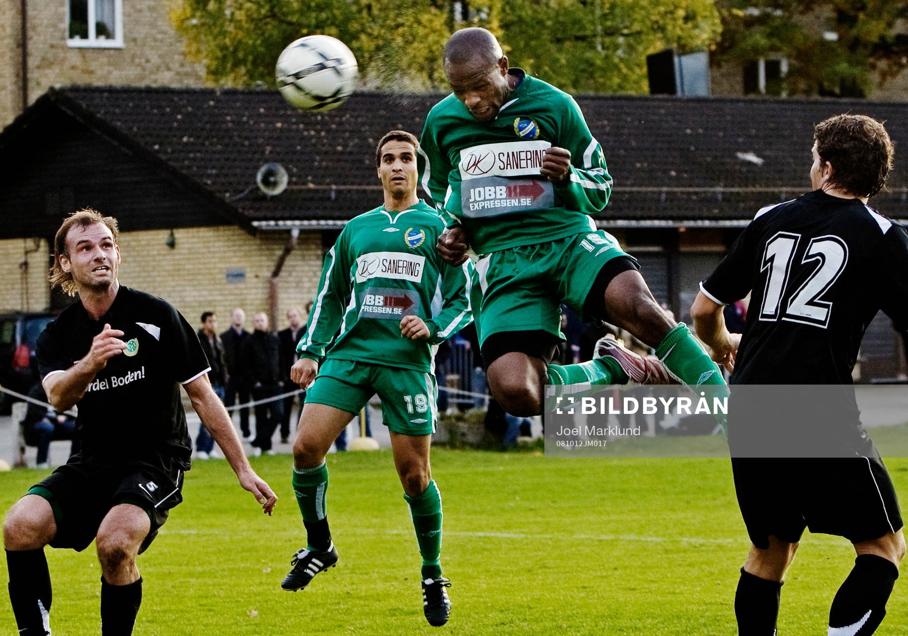 Samuel Ayorinde, Gröndal, gör det avgörande 3-2-målet