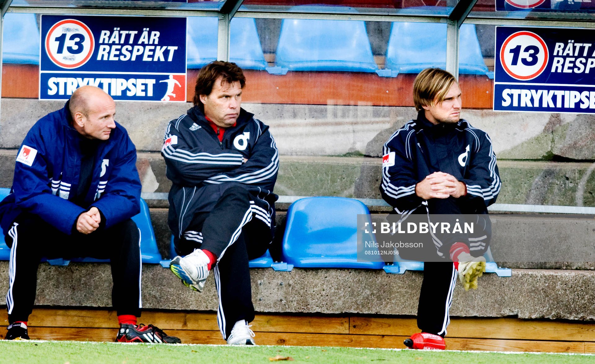 Jan Stahre, tränare, Andreas Andersson, sportchef,