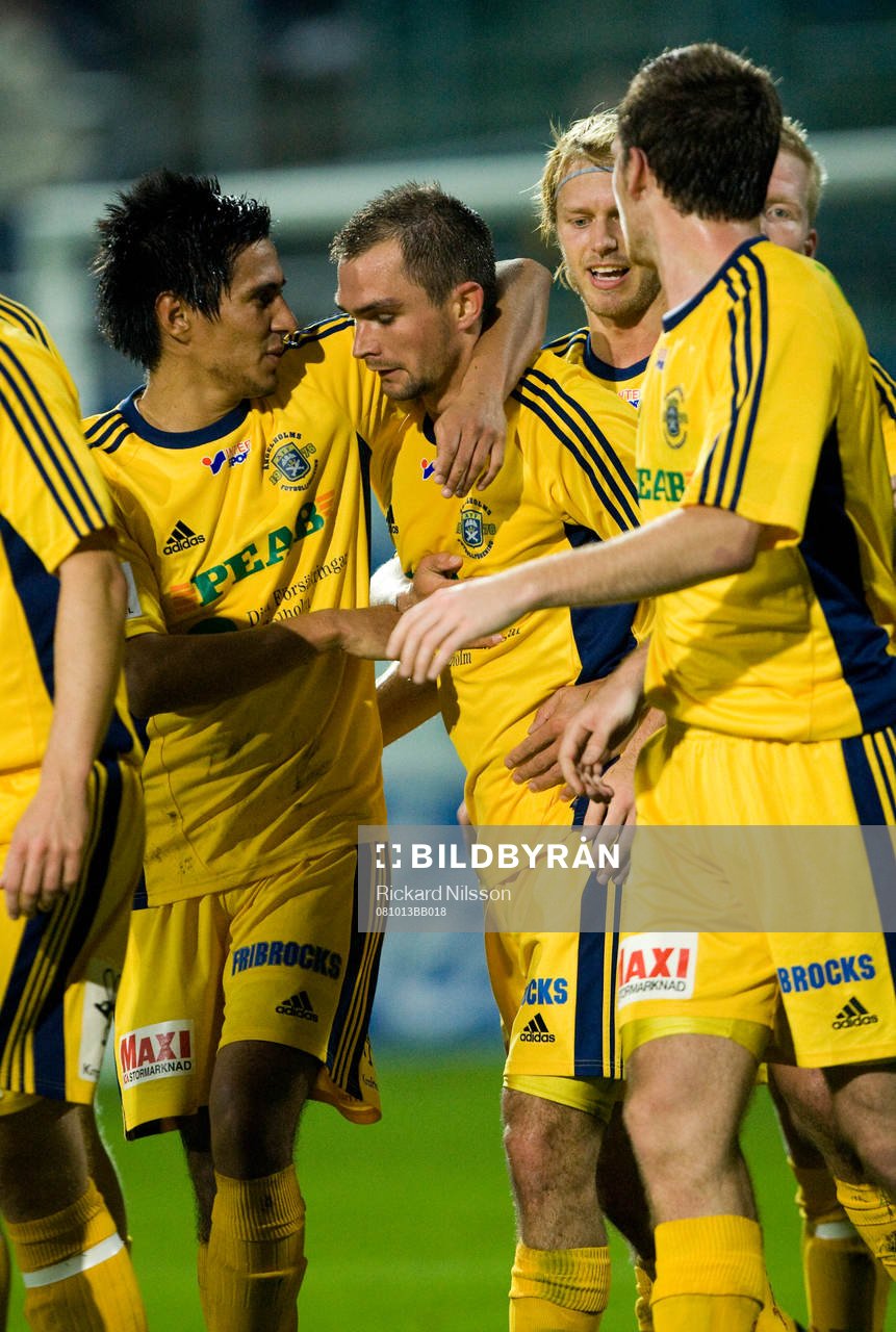 Patrik Larsson, Ängelholm, jubel