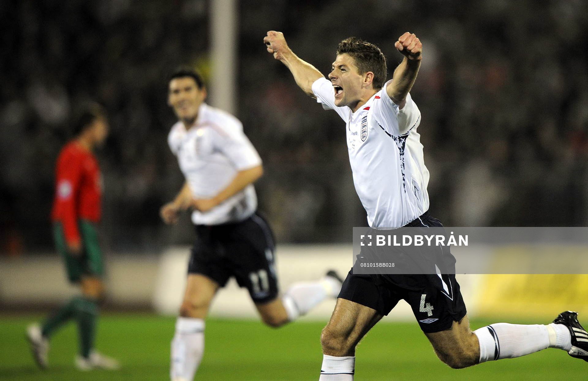 Steven Gerrard, England, glädje, jubel
