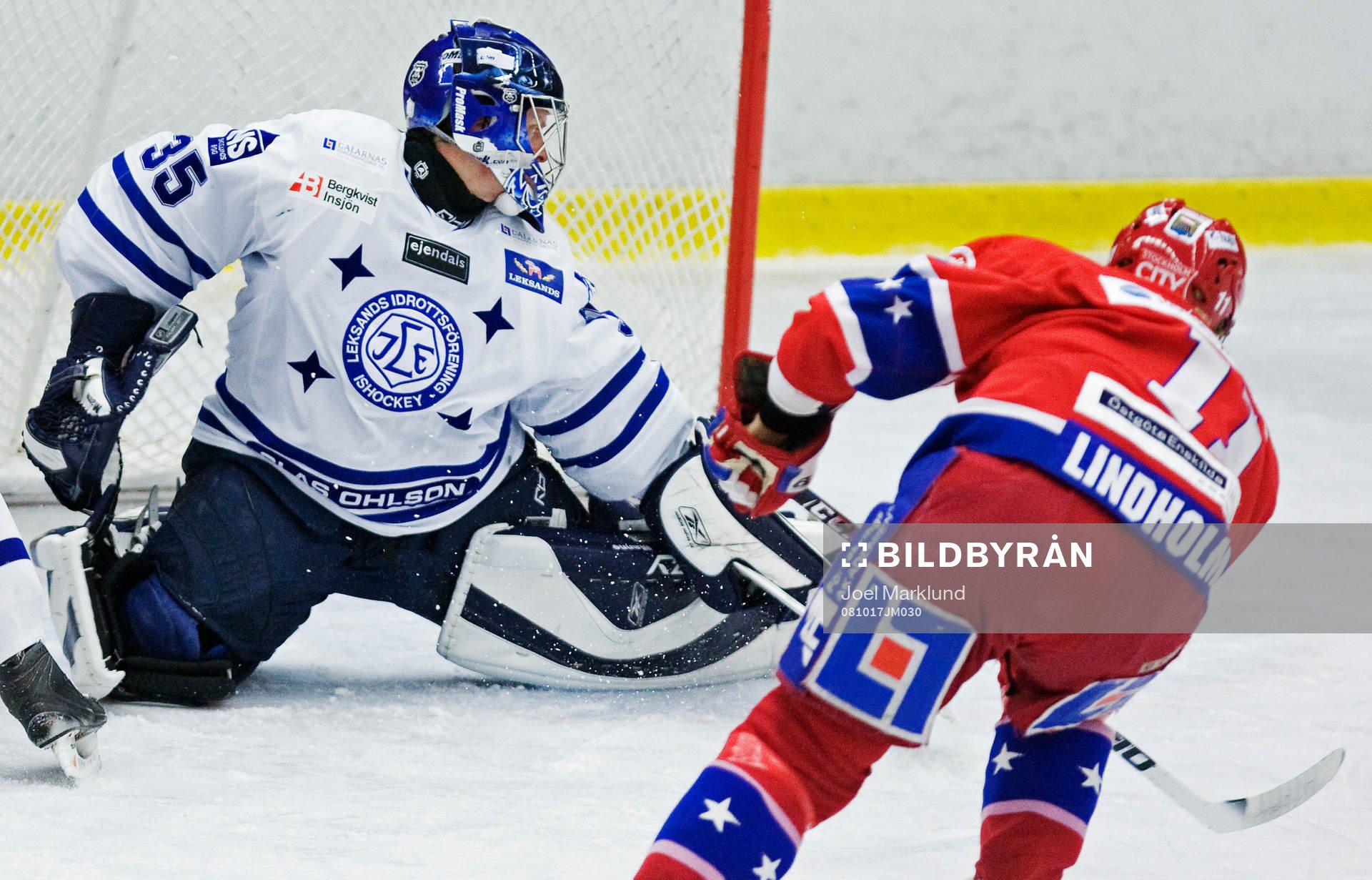 Christoffer Lindholm, Huddinge, prickskjuter in ett mål