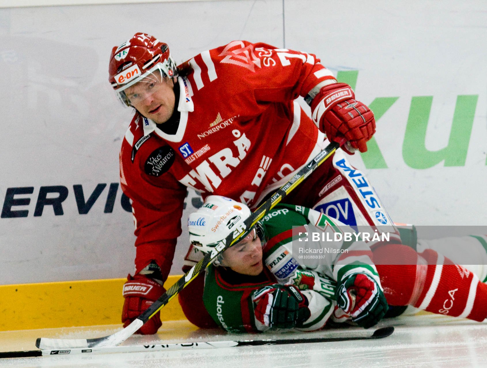 Toni Mäkiaho, Timrå och Mads Bödker, Rögle