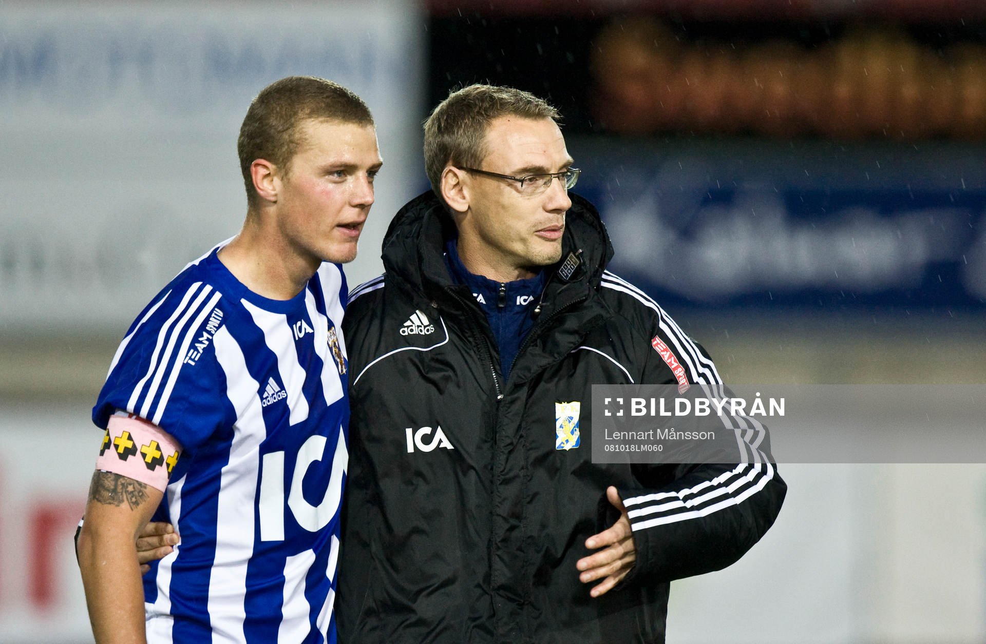 Ragnar Sigurdsson och Jonas Olsson, tränare