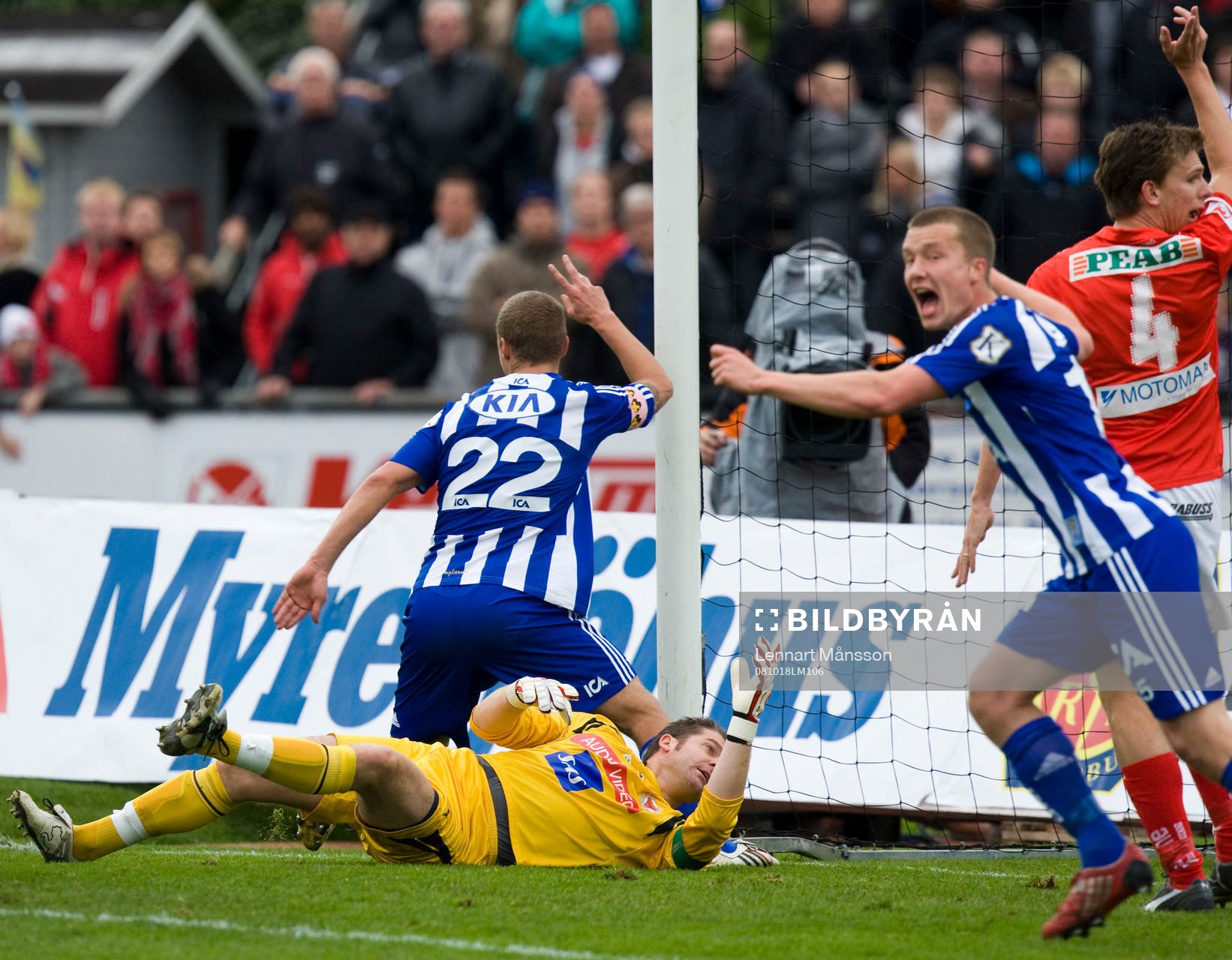 0-1, Ragnar Sigurdsson som gör segertecken och Jakob