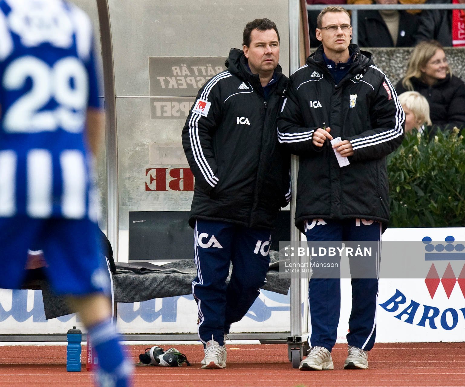 Stefan Rehn och Jonas Olsson, tränare