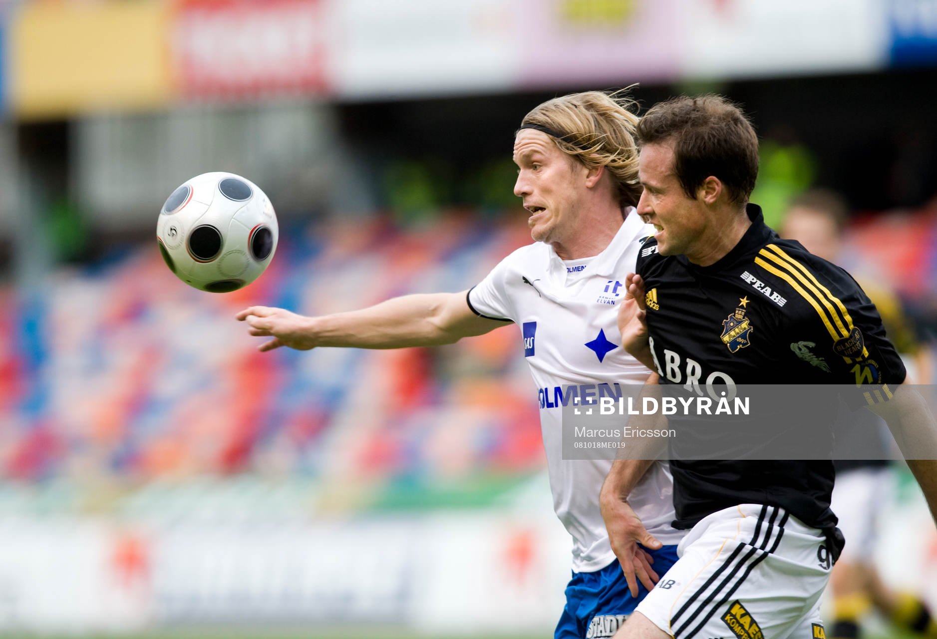 Eirik Dybendal,  Norrköping, och Markus Jonsson, AIK