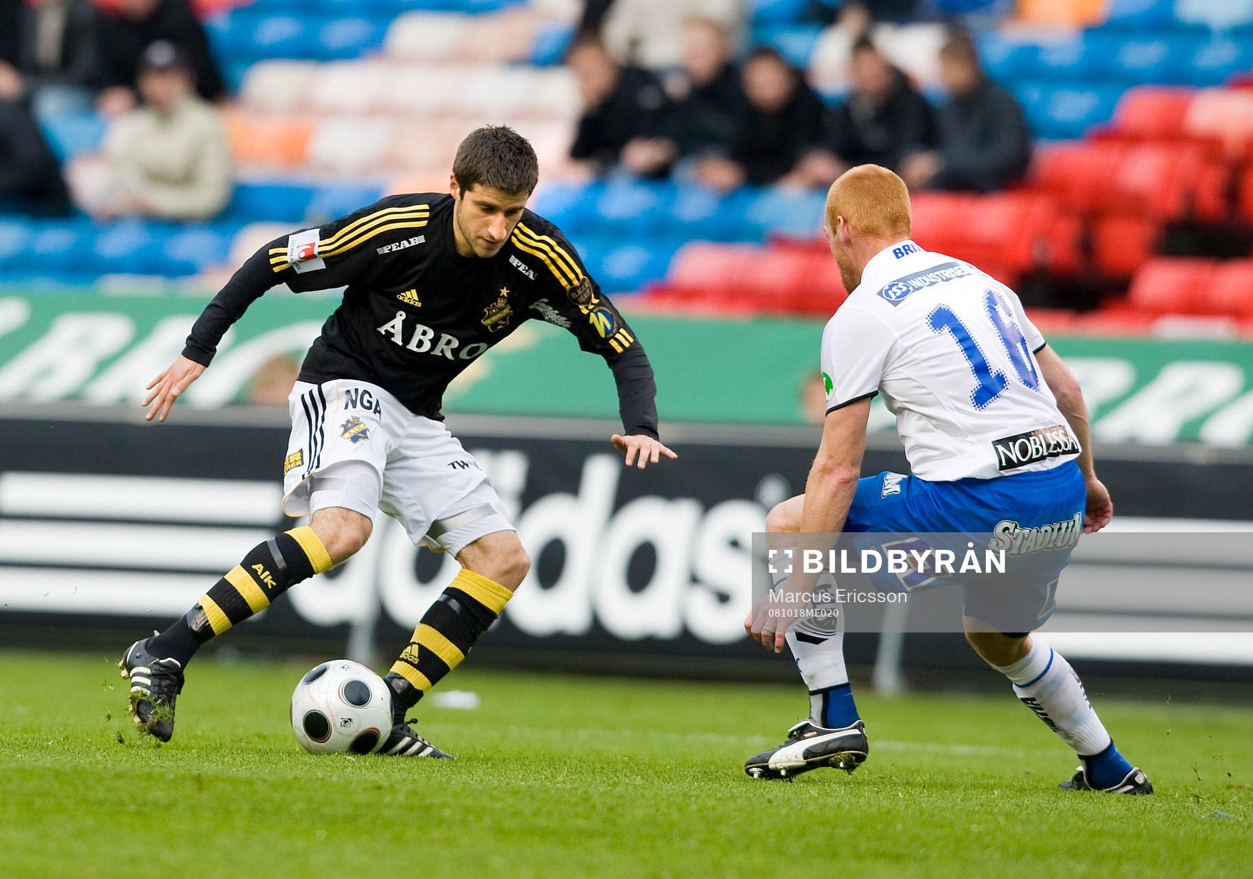 Gabriel Özkan, AIK, och Magnus Samuelsson, Norrköping