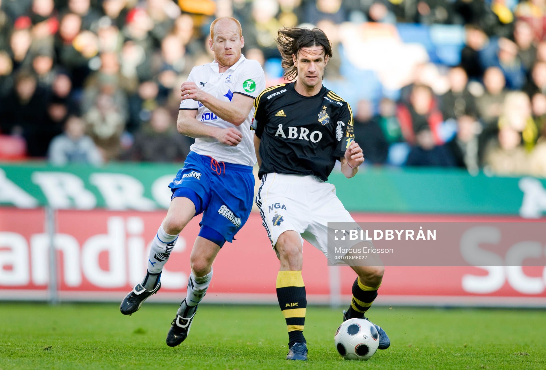 Magnus Samuelsson, Norrköping, och Iván Óbolo, AIK