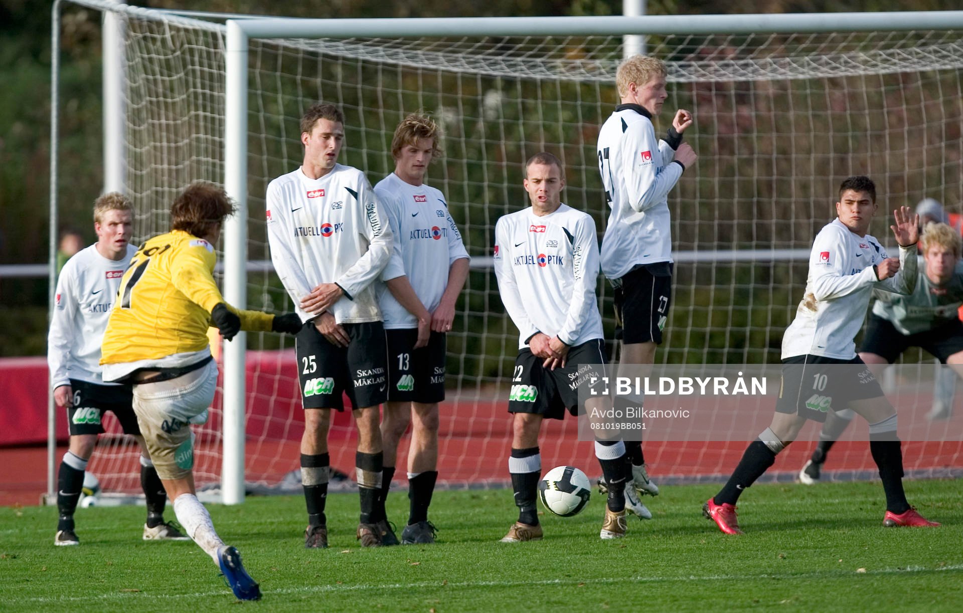 Kristoffer Fagercrantz, Falkenberg, skjuter in 2-2