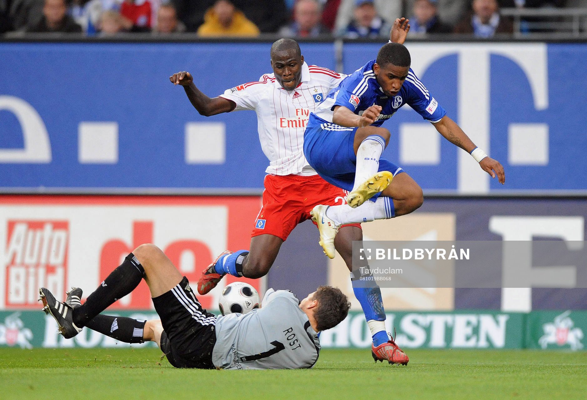 Guy Demel, Frank Rost, målvakt och Jefferson Farfan