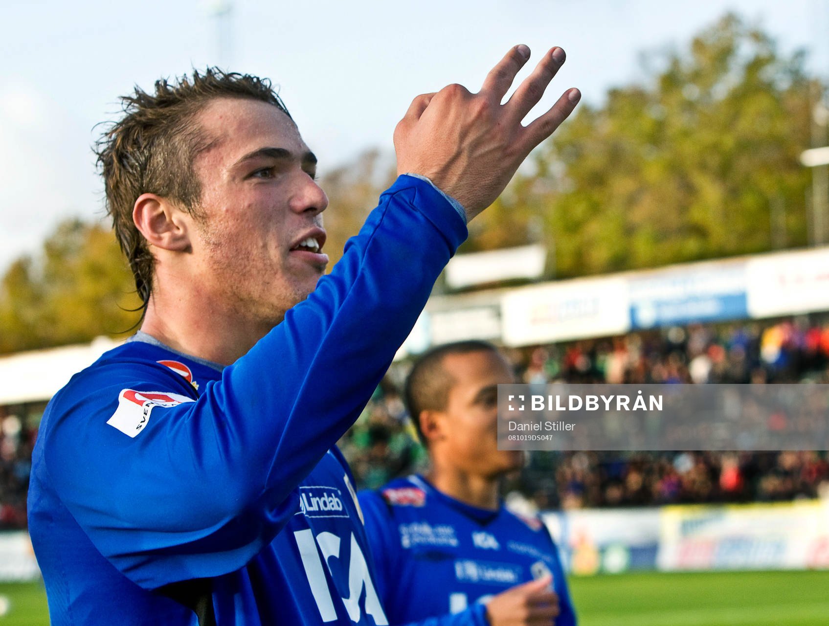 3 mål gjorde Halmstad mot Ljungskile. Emir Kujovic,