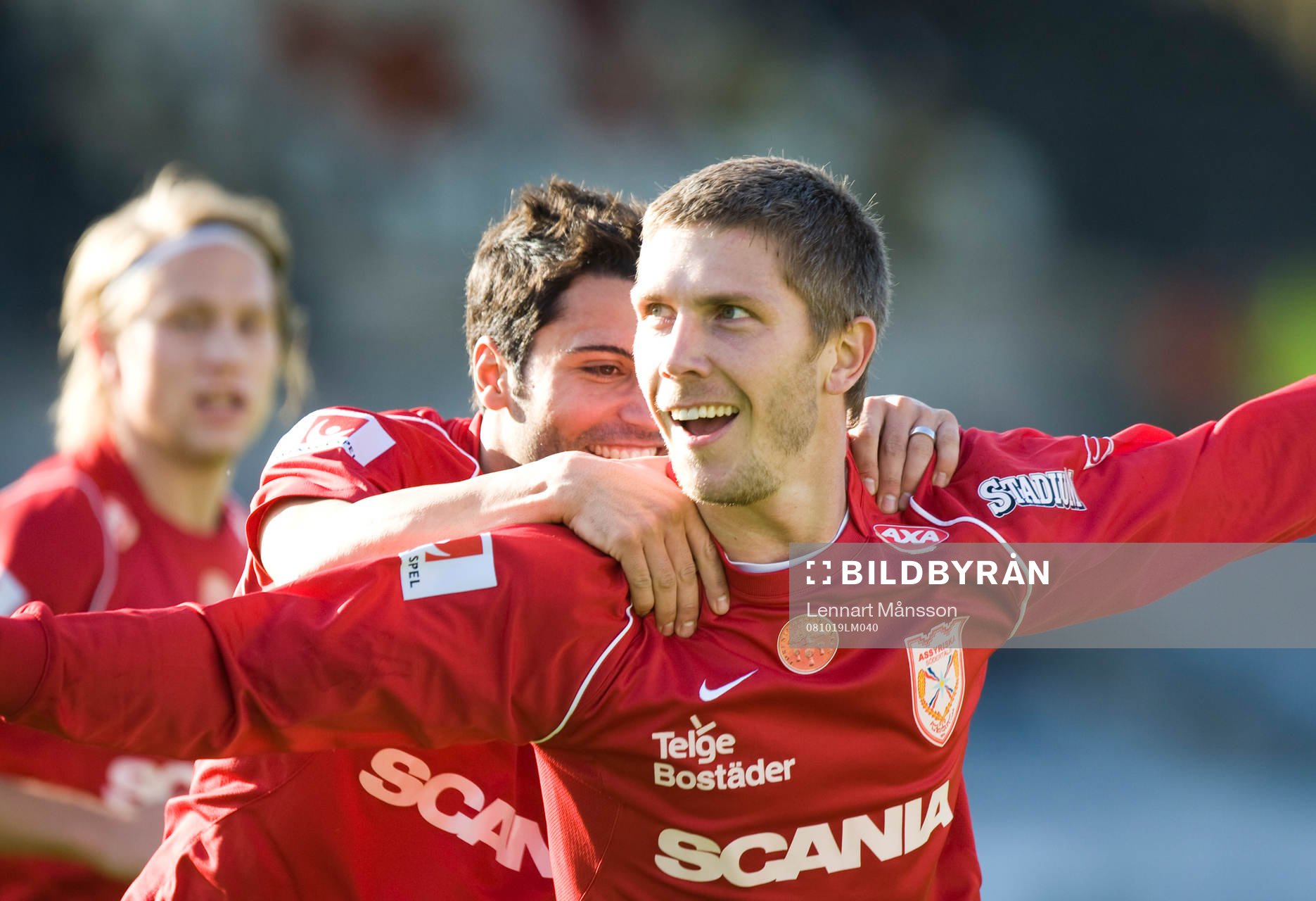 0-1, Dennis Östlundh, jubel, Stefan Batan grattar