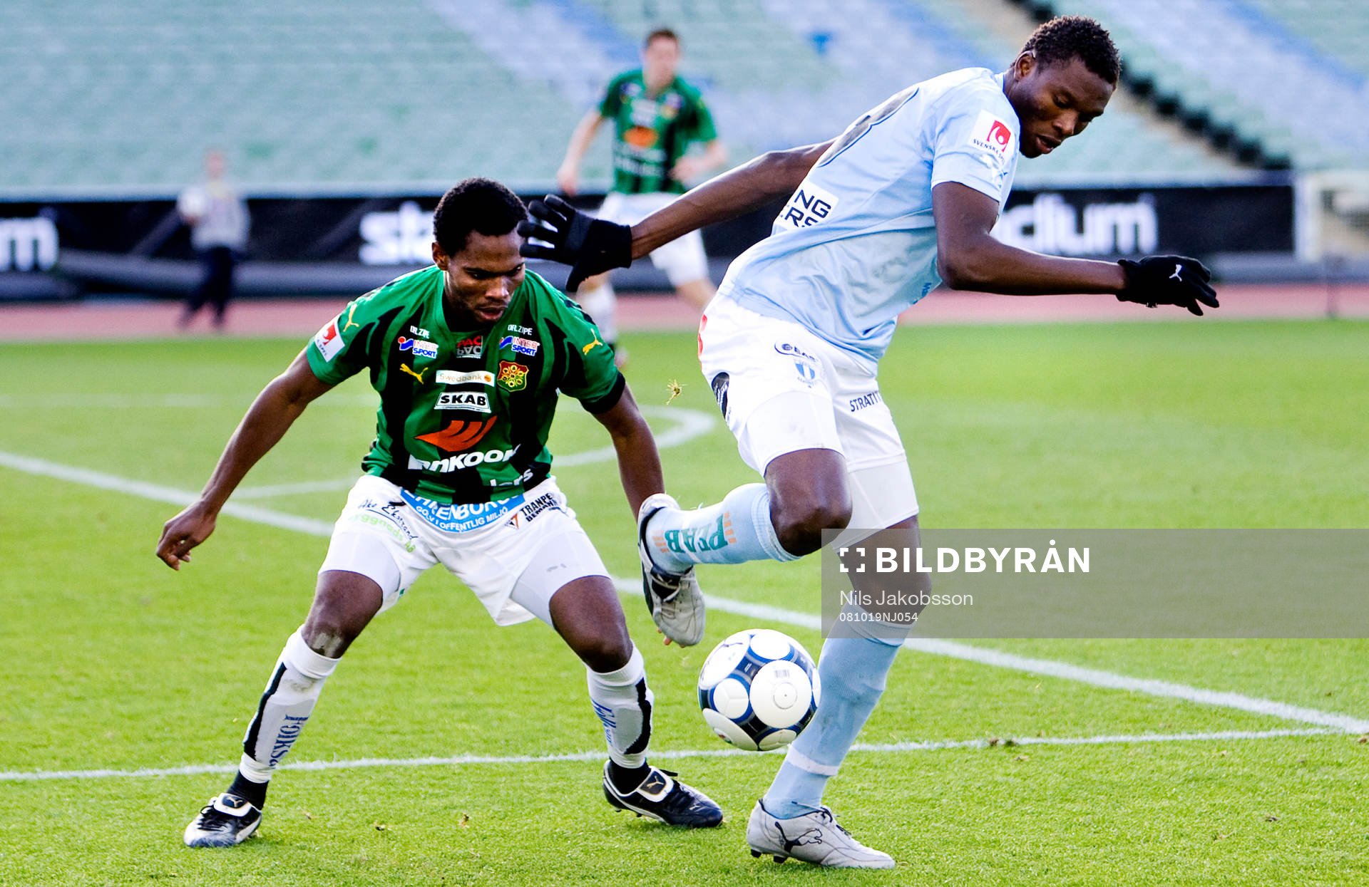 Rickard Ekunde, GAIS,  Edward Ofere, Malmö FF