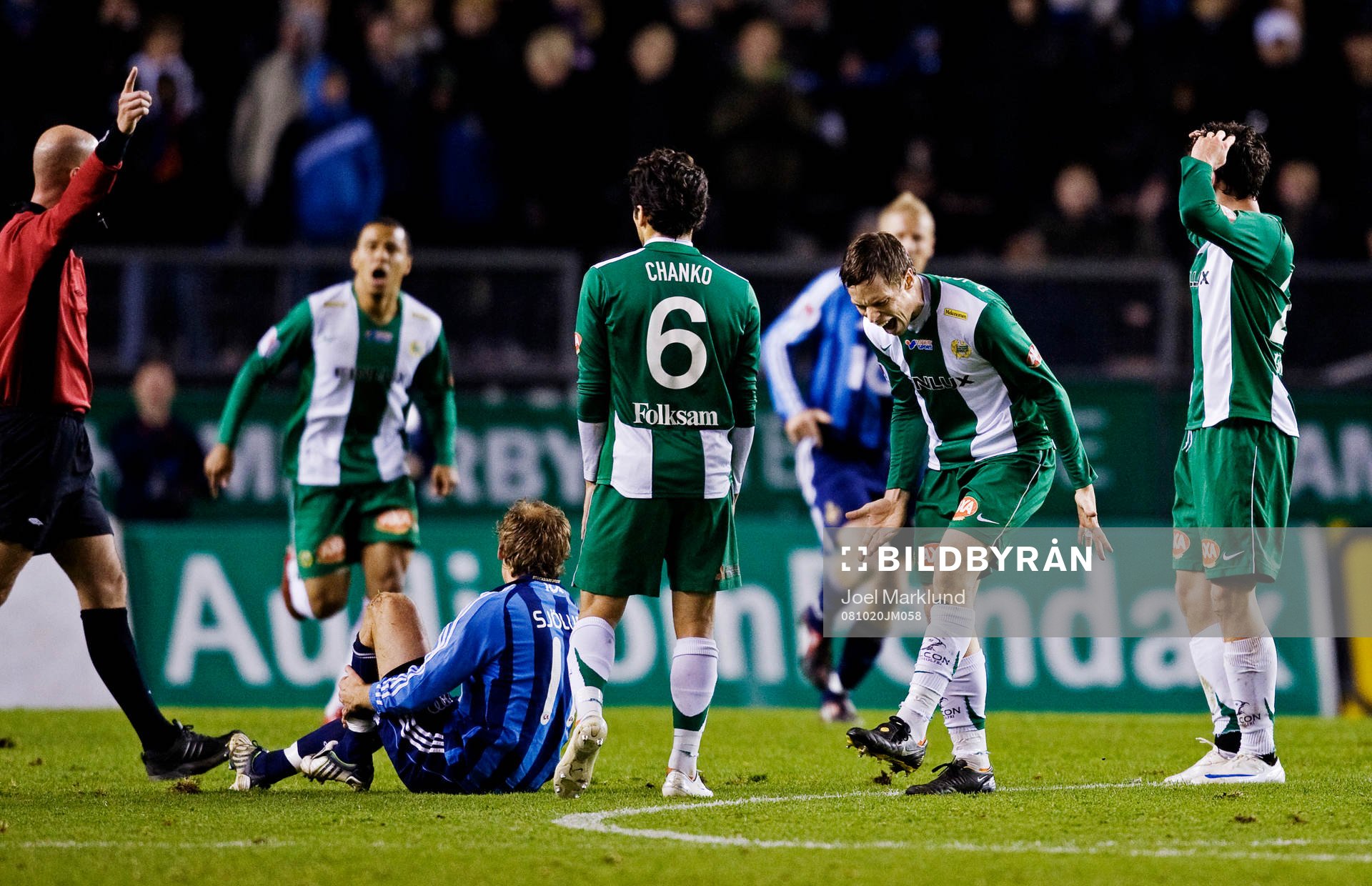 David Johansson, Hammarby, är frustrerad