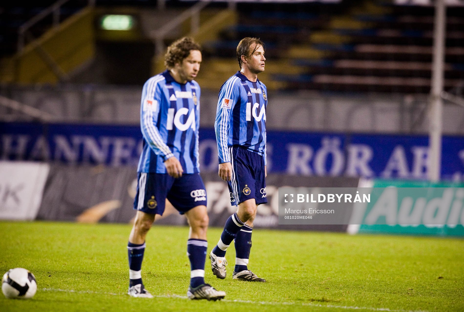 Andrej Komac och Markus Johannesson, Djurgården, depp