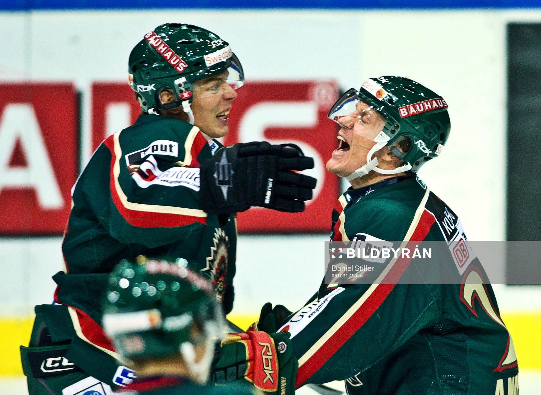 Niklas Andersson jubel, Frölunda. Riku Hahl, Frölunda