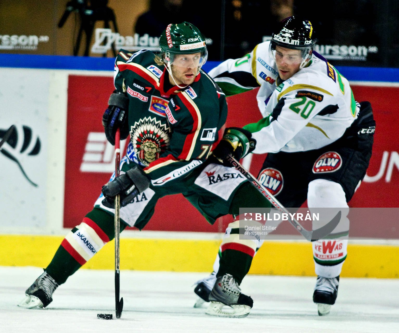 Tomi Kallio, Frölunda. Anders Bastiansen, Färjestad
