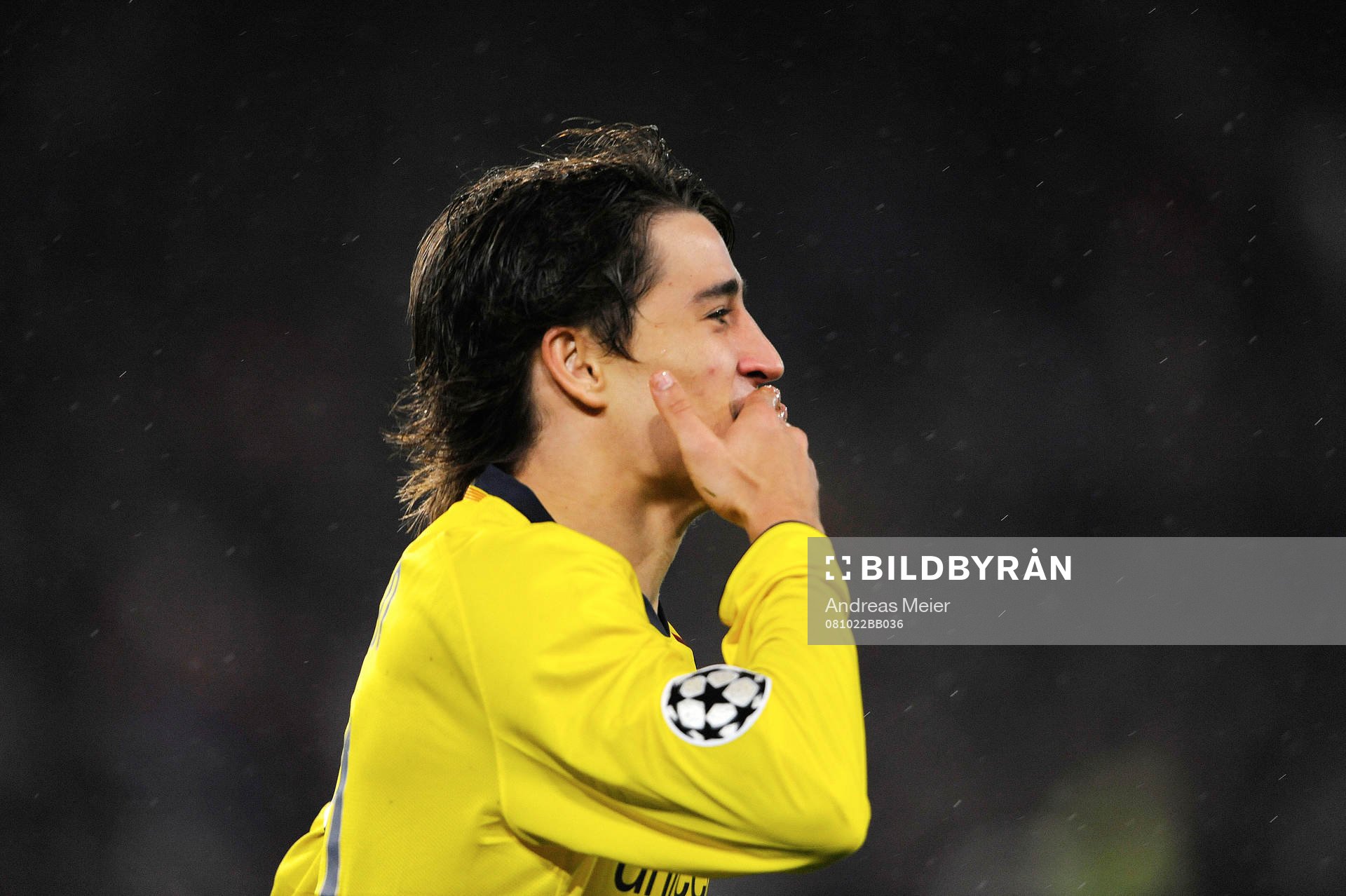  Bojan Krkic, jubel.