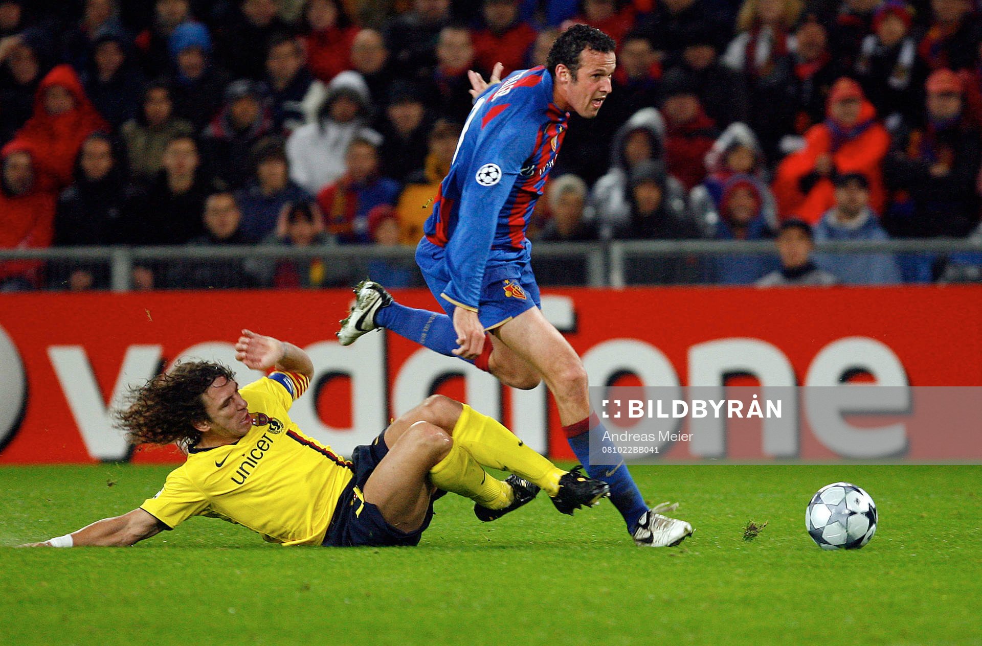 Carles Puyol och Marco Streller