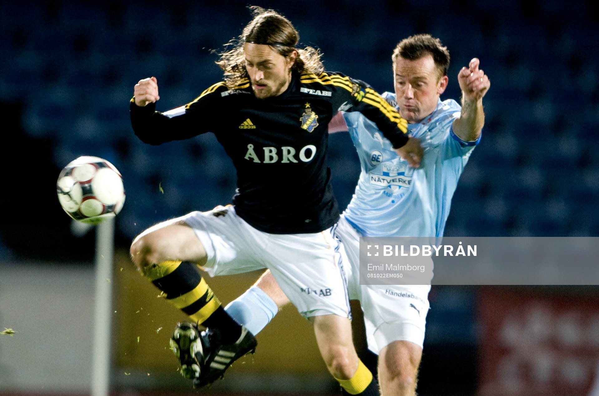 Mats Rubarth, AIK och Ulrich Vinzents, MFF