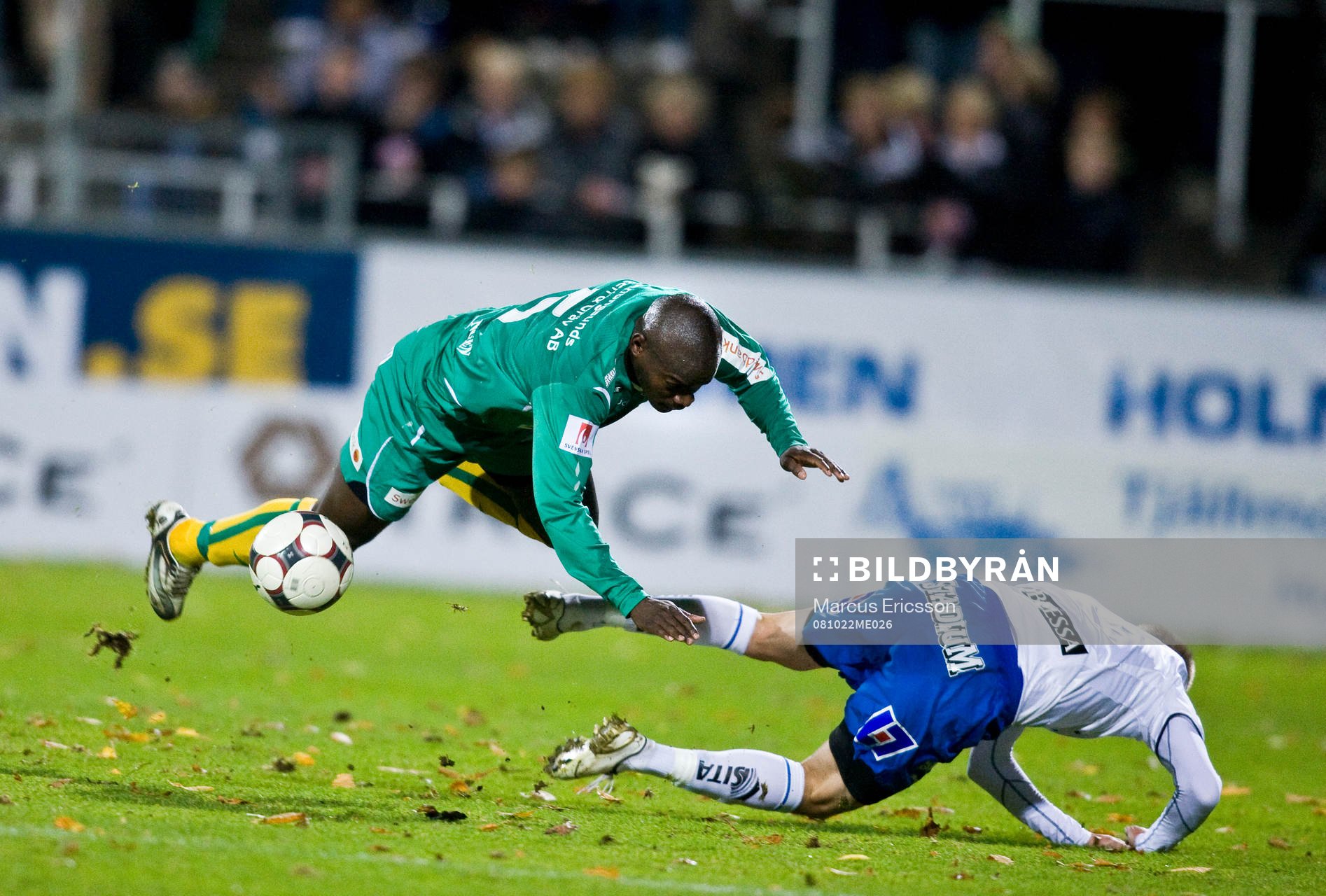 Edwin Phiri, Ljungskile, och Daniel Bamberg, Norrköping