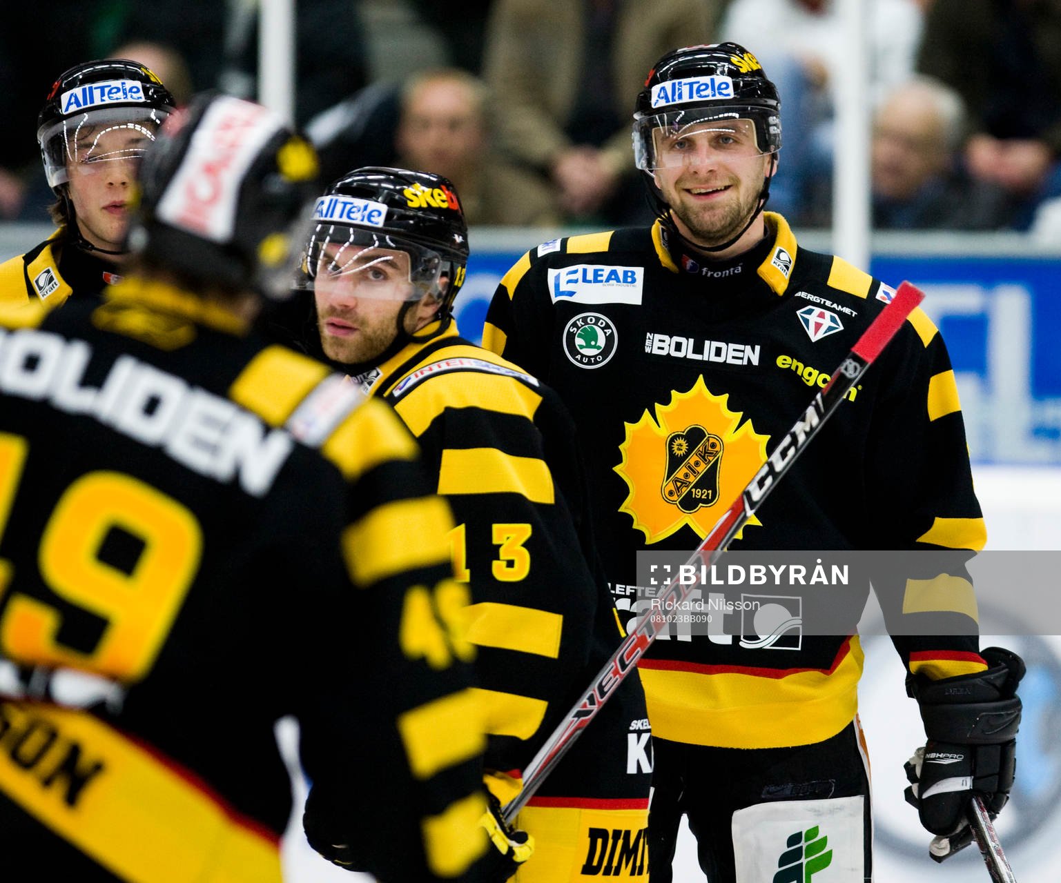 Pavel Skrbek och Niko Dimitrakos, Skellefteå, jubel