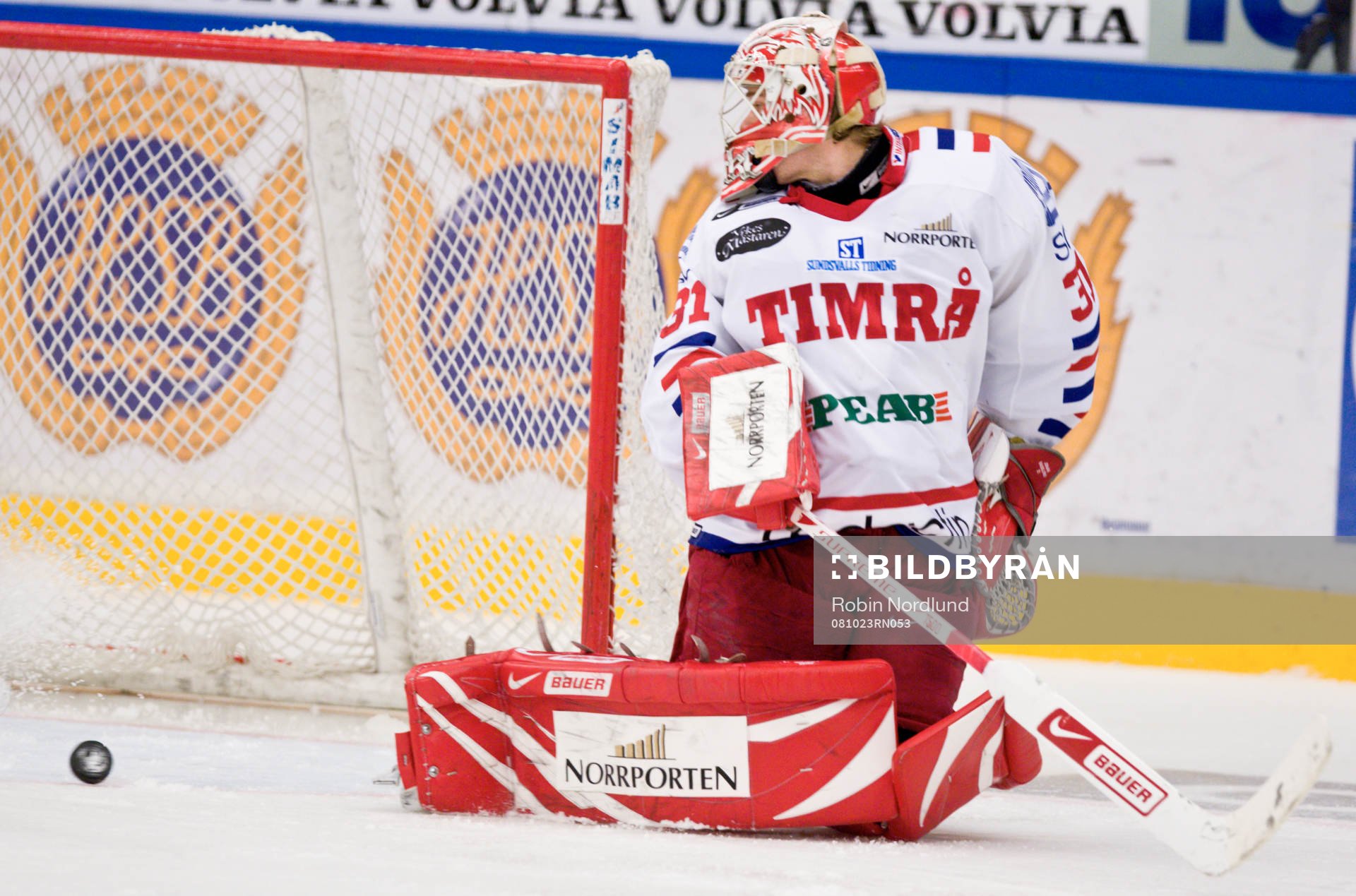 Johan Backlund, Målvakt