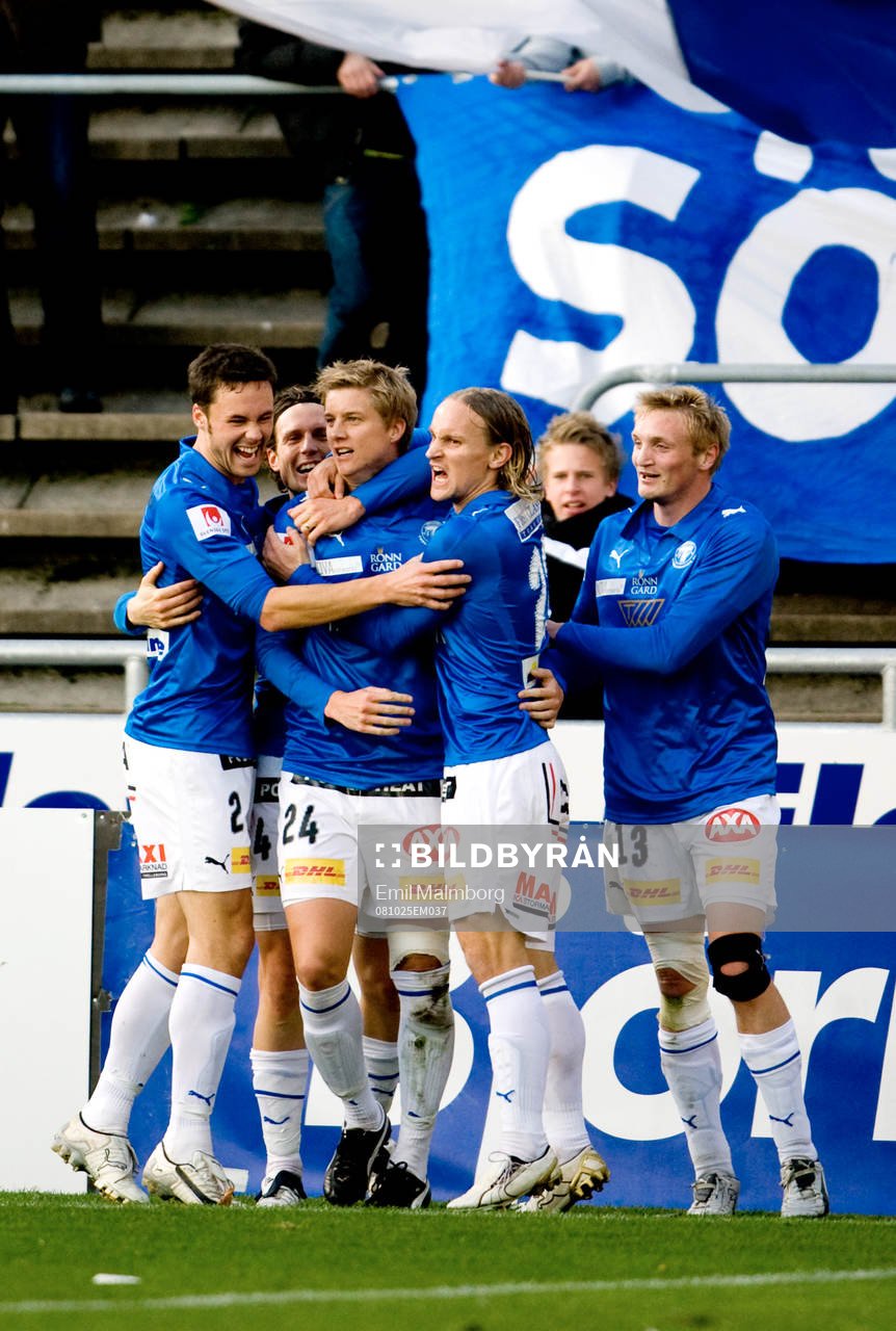 Andreas Drugge, TFF. Jubel 1-0
