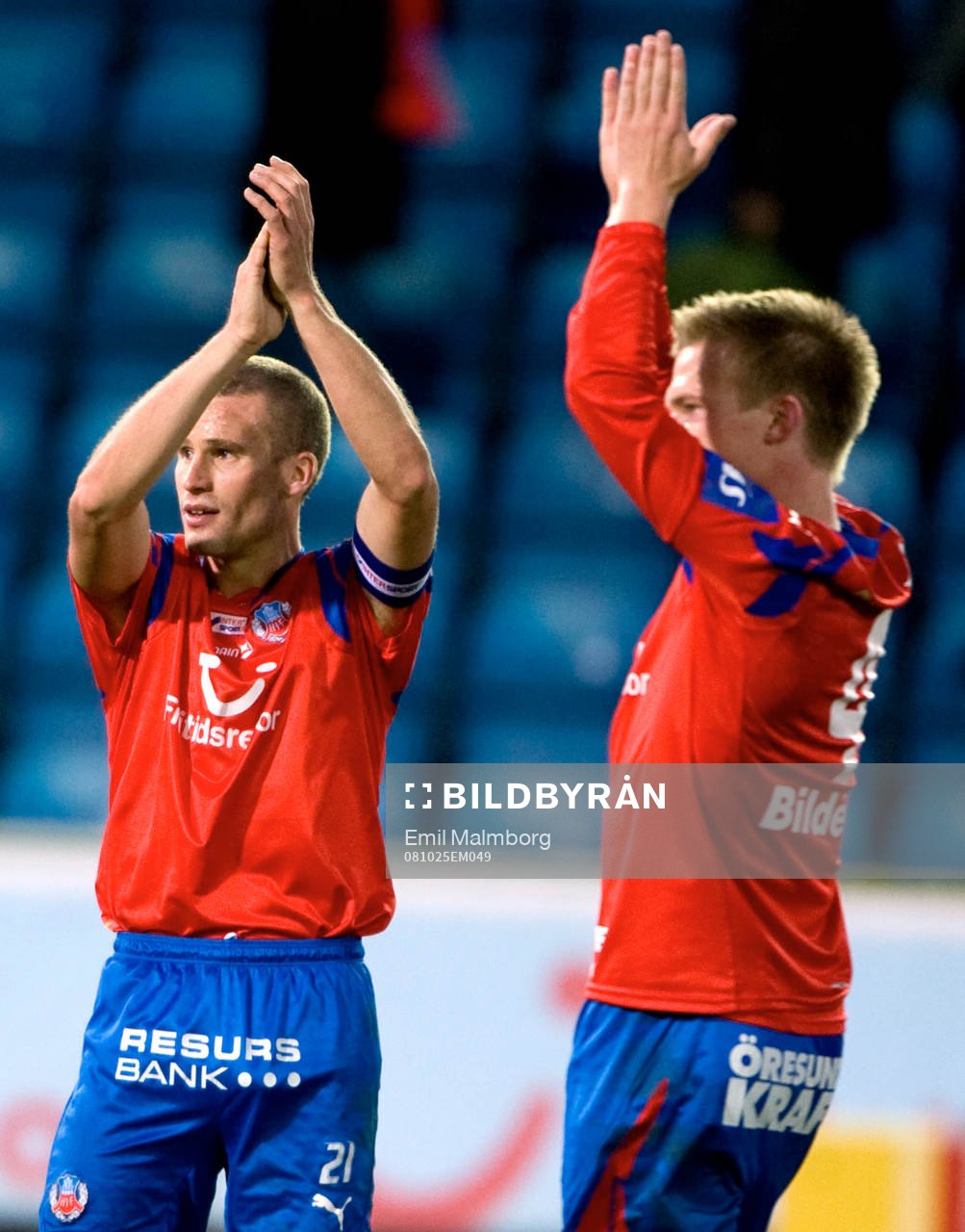 Christoffer Andersson, jubel