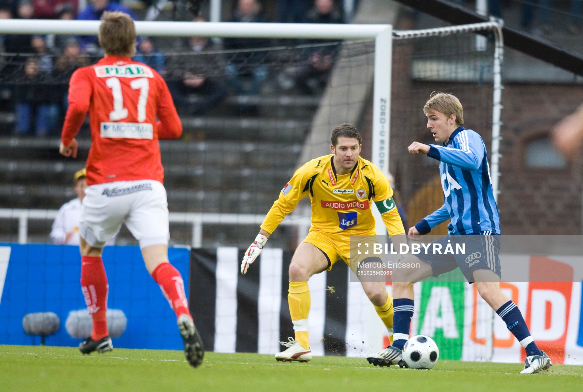 Johan Oremo,  Djurgården, Petter Wastå, målvakt, Kalmar