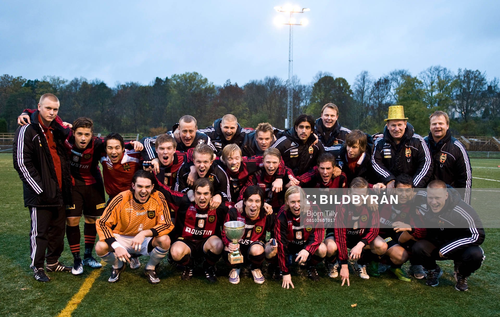 Claudio Rojas Flores och  Brommapojkarna svenska junior