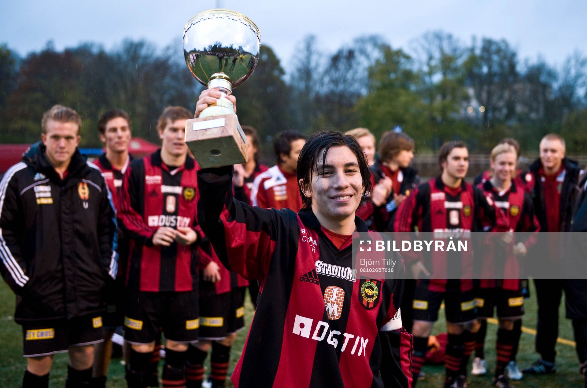 Claudio Rojas Flores och  Brommapojkarna svenska junior