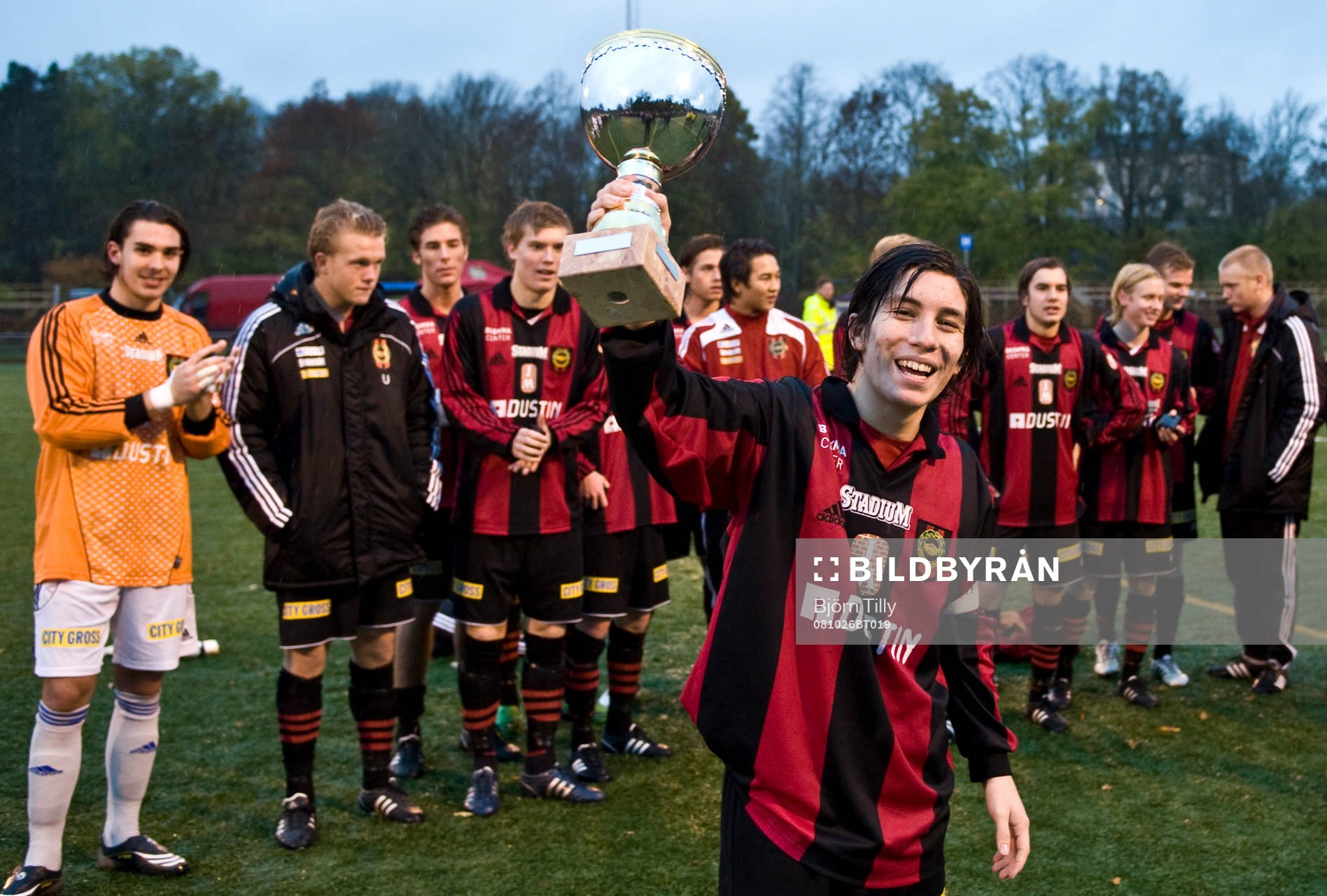 Claudio Rojas Flores och  Brommapojkarna svenska junior