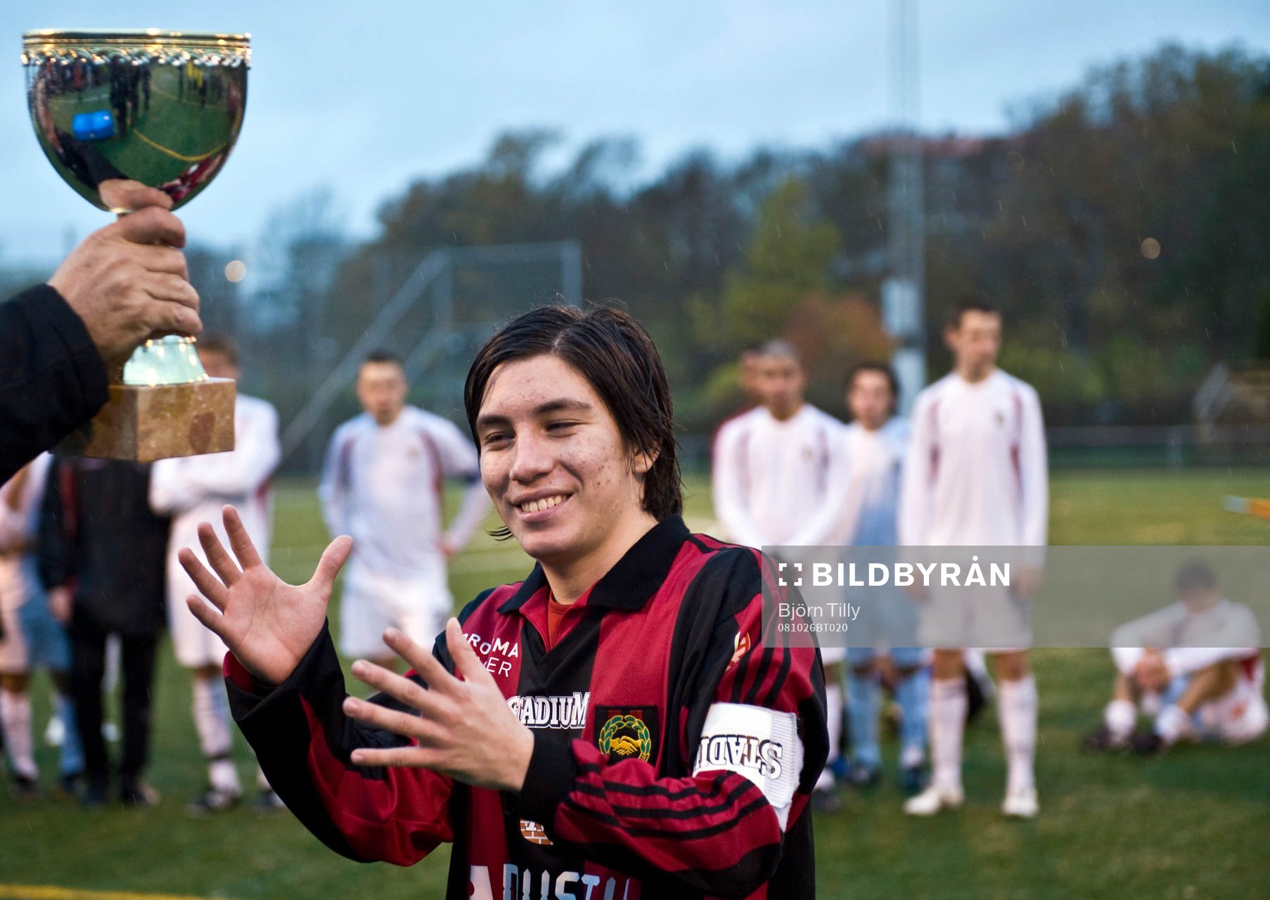 Claudio Rojas Flores, Brommapojkarna tar emot SM-pokalen