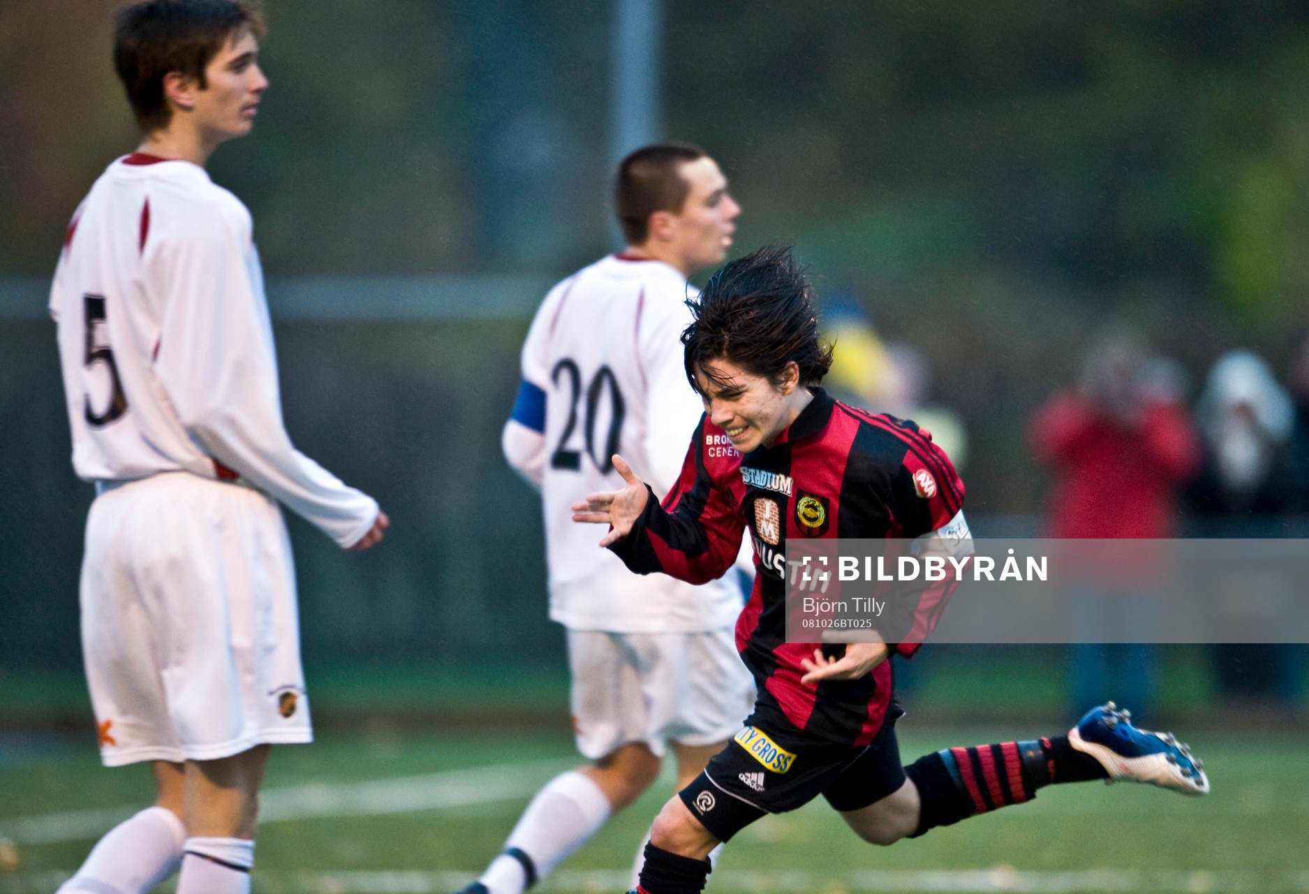 Claudio Rojas Flores, Brommapojkarna, jubel