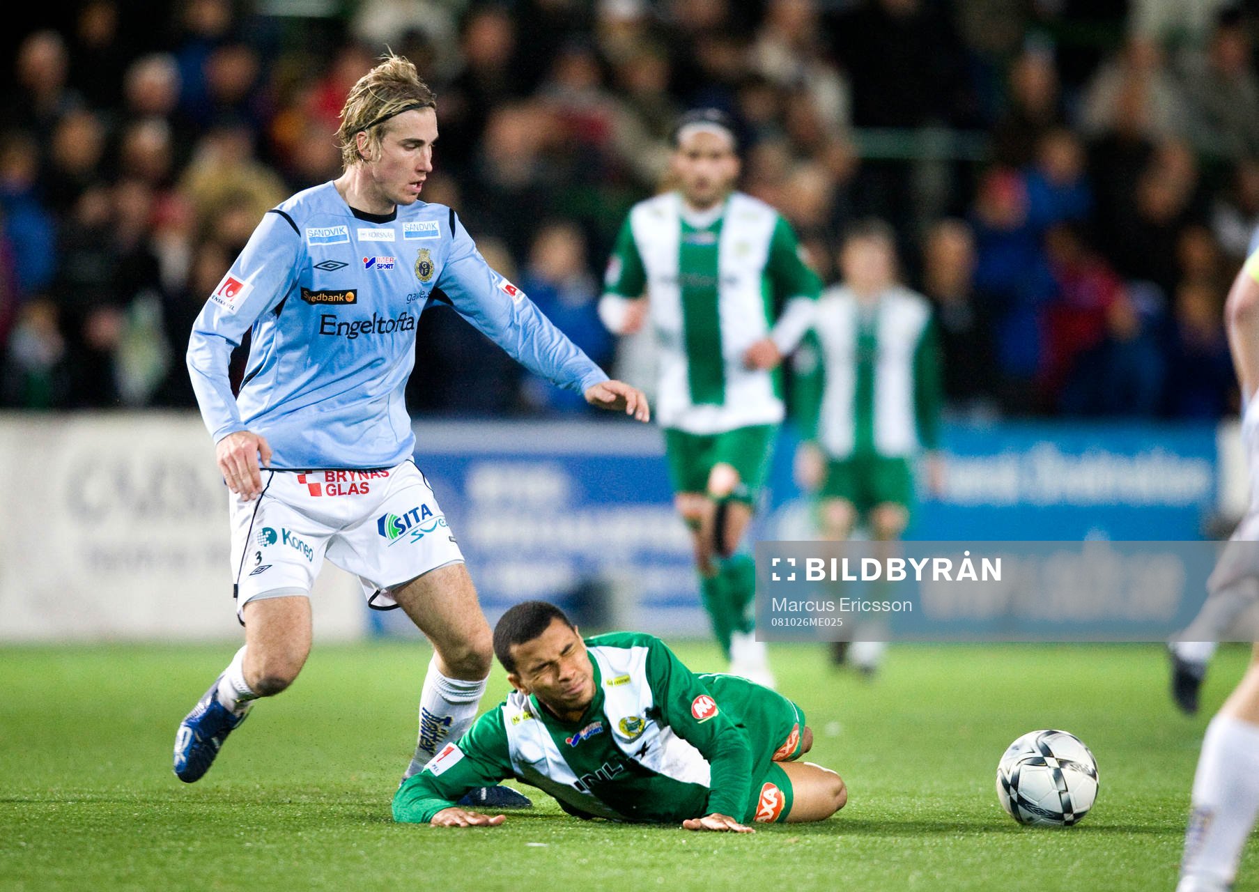 Platt fall för Hammarby och Charlie Davies, mot Daniel