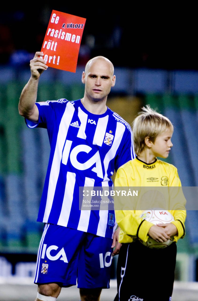 Thomas Olsson, Göteborg, ger rasismen rött kort