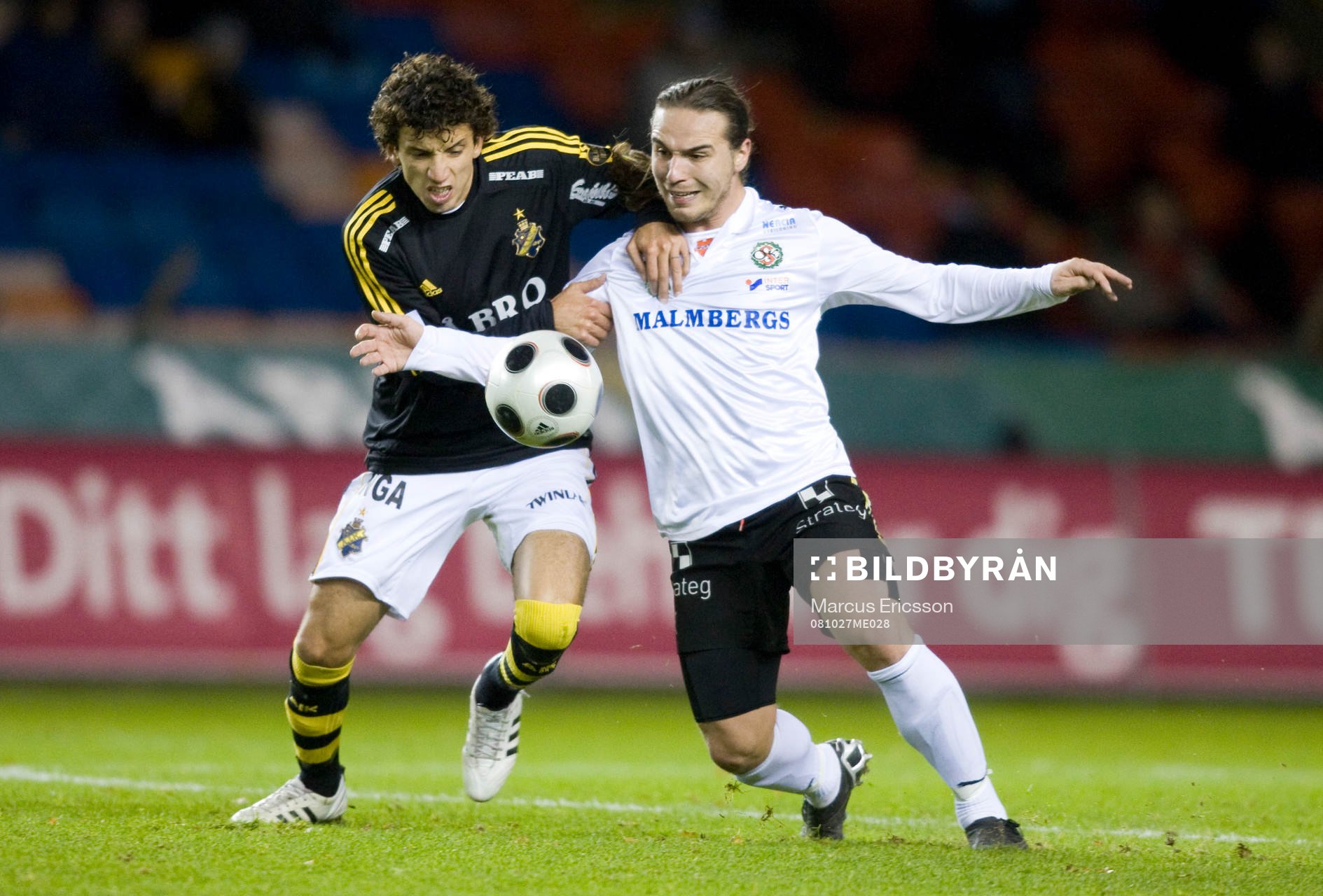 Jorge Ortíz, AIK, och Nordin Gerzic, Örebro