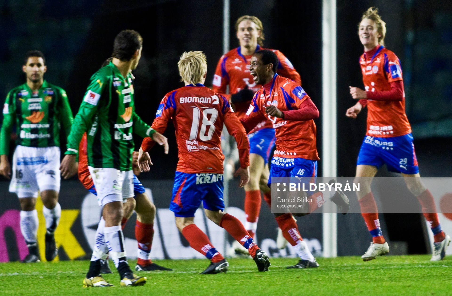 René Makondele, Helsingborg, jubel