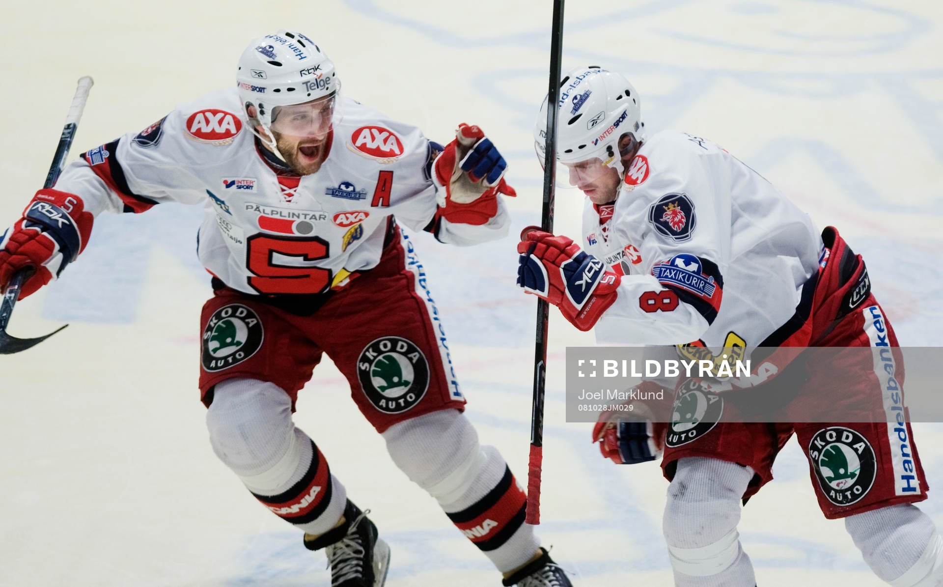 Per Hallin och Martin Cibak, Södertälje, jubel