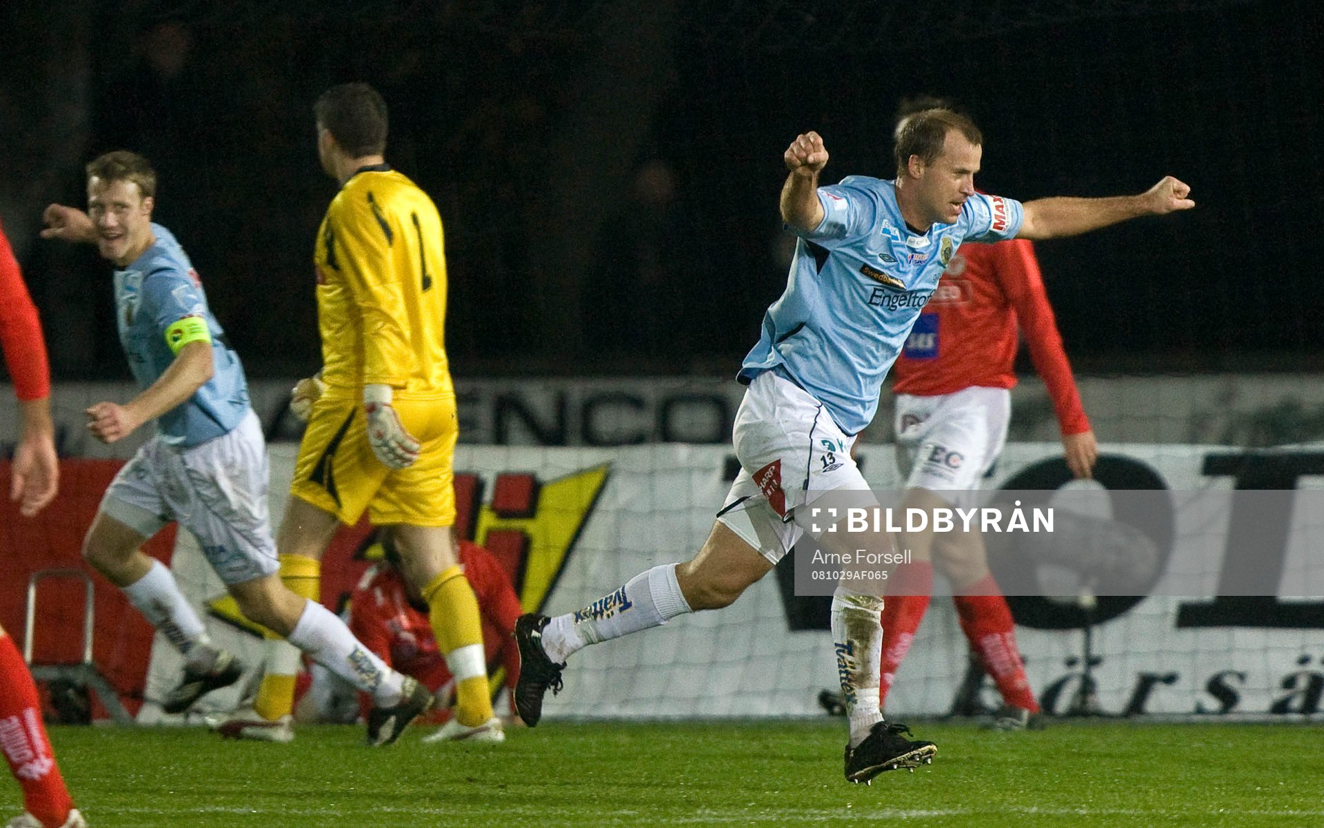  Gefle, Hans Berggren, jubel