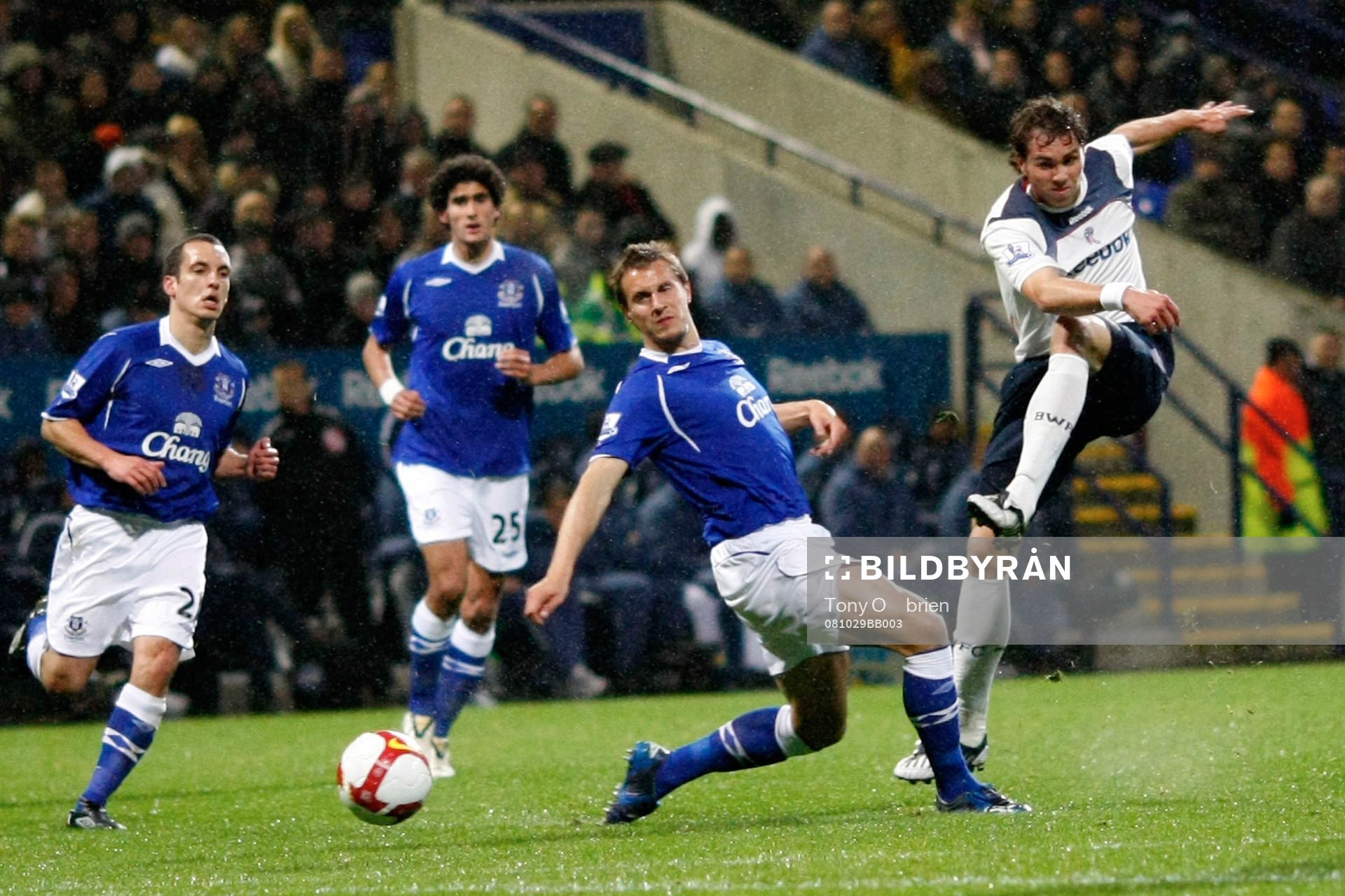 Johan Elmander, Bolton, skott på mål