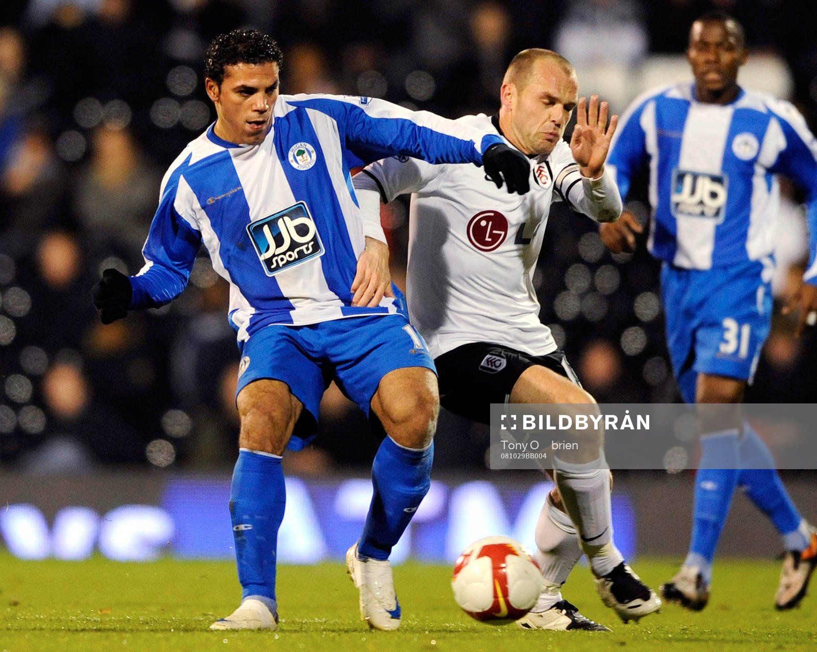 Danny Murphy,  Fulham och Amr Zaki, Wigan