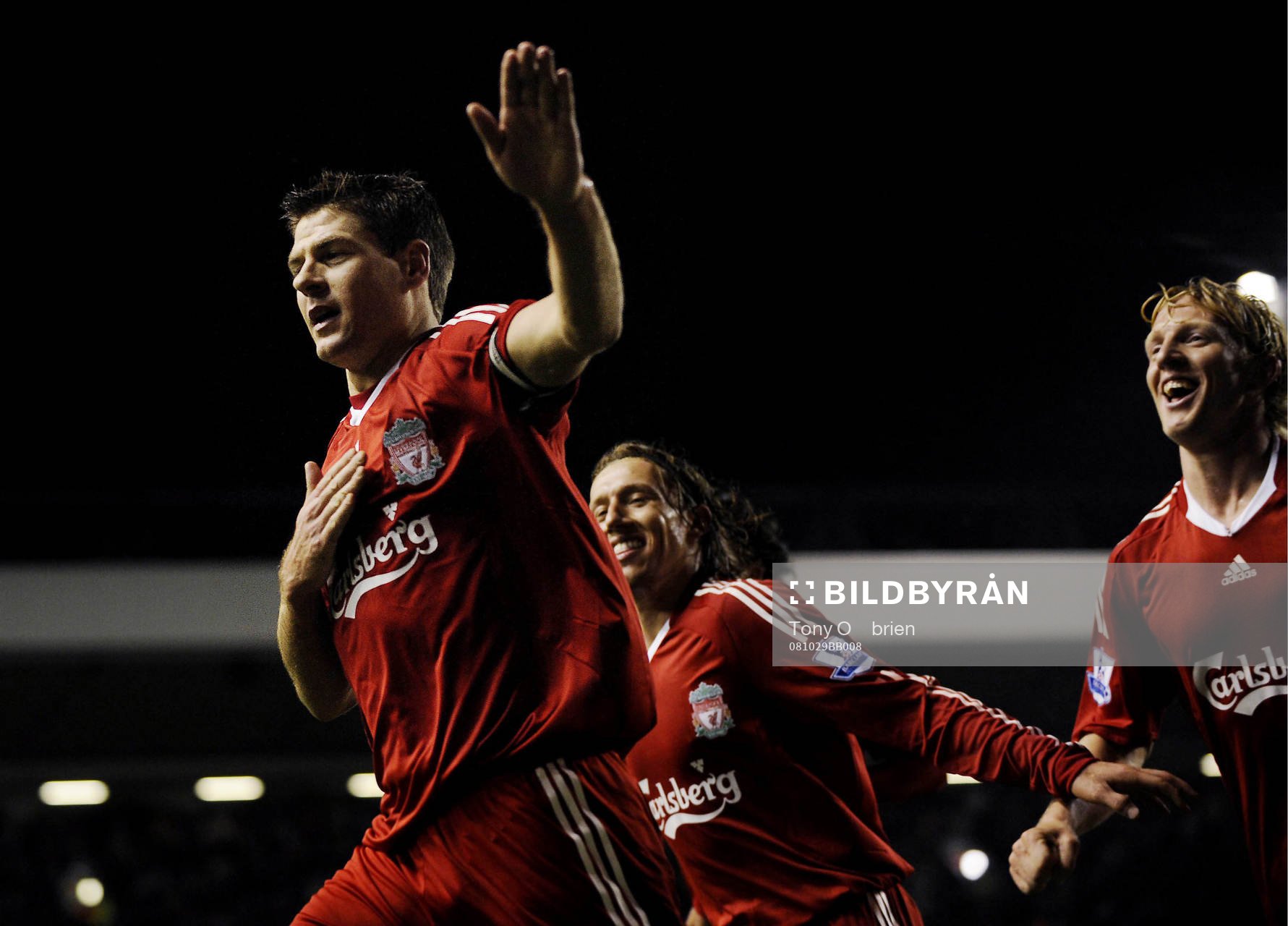 Steve Gerrard, jubel