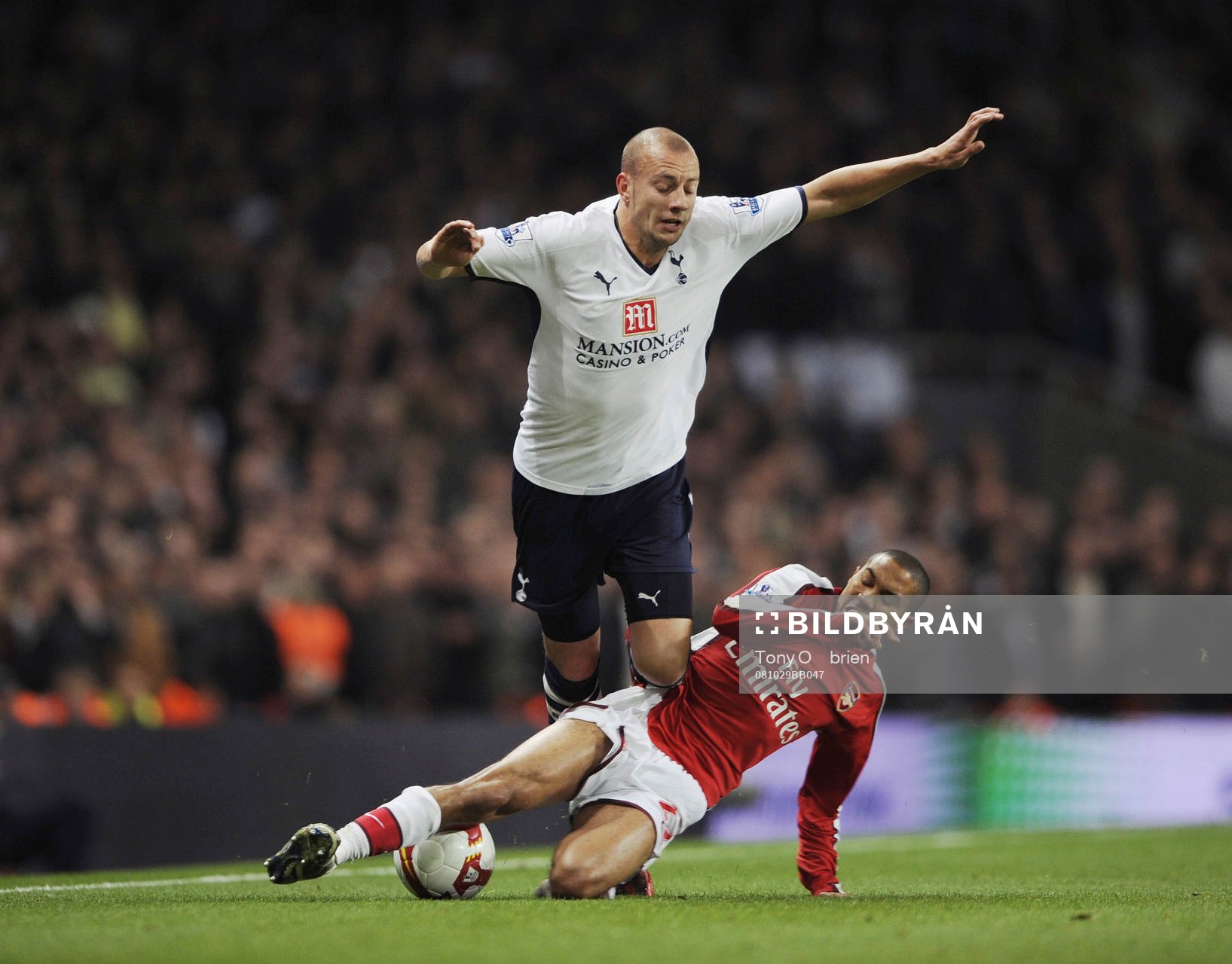  Gael Clichy, Arsenal och Alan Hutton, Tottenham.