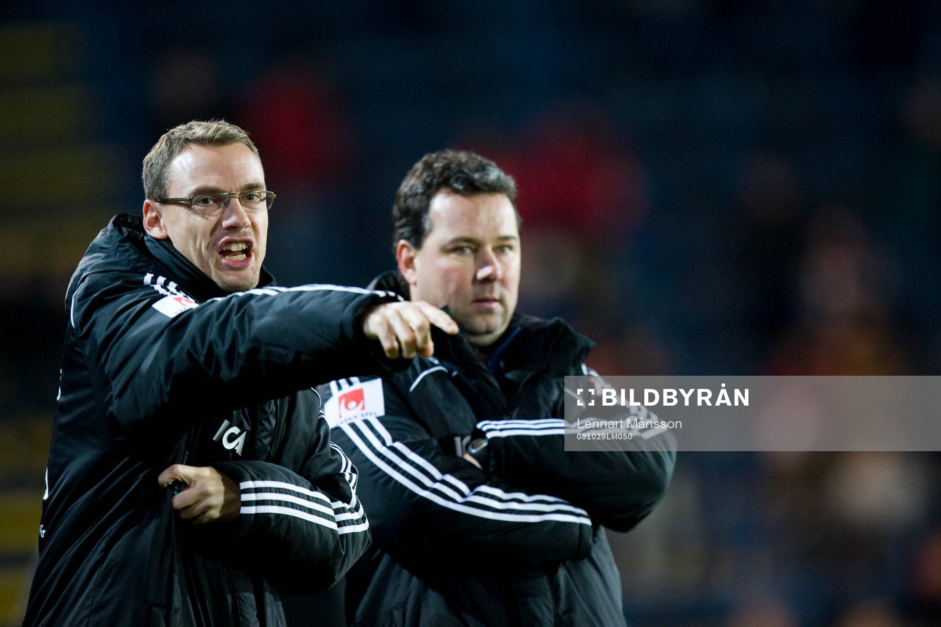 Jonas Olsson och Stefan Rehn, tränare, IFK Göteborg