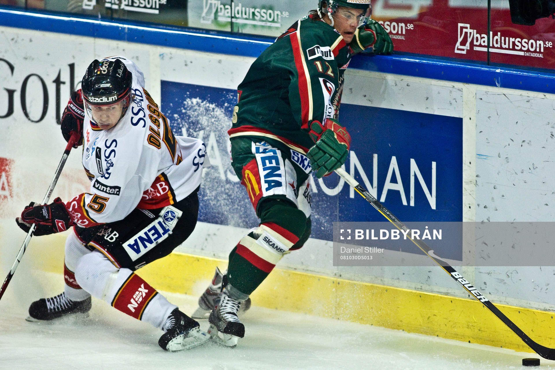 Karl Fabricius,  Frölunda. Robin Olsson, Luleå