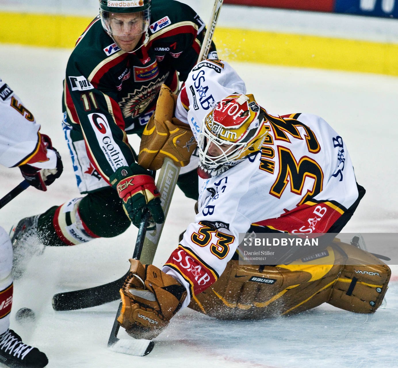 Mattias Modig, målvakt, Luleå. Magnus Kahnberg, Frölunda